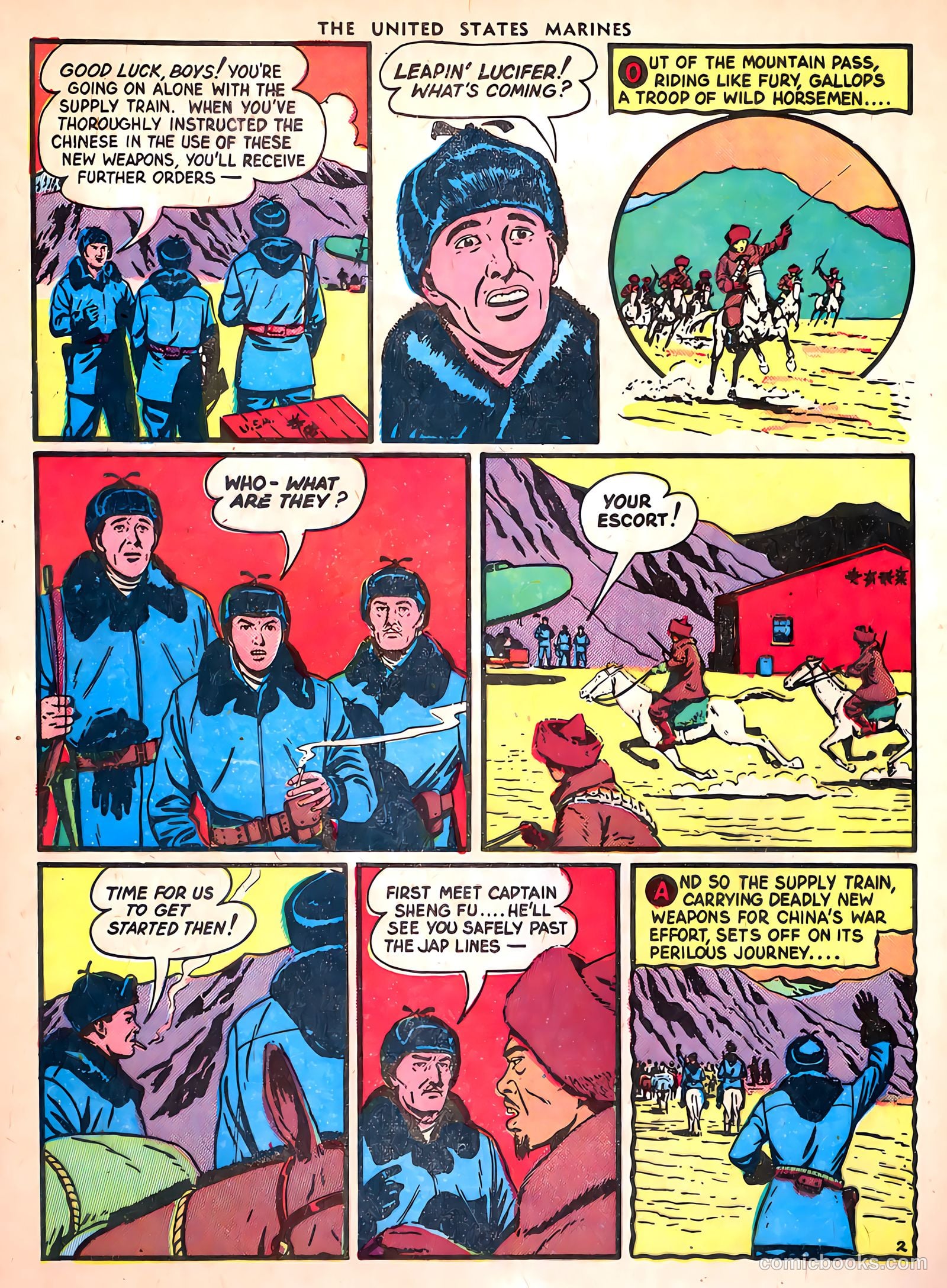 U.S. Marines in Action #2 (1952) — page 40 of 52