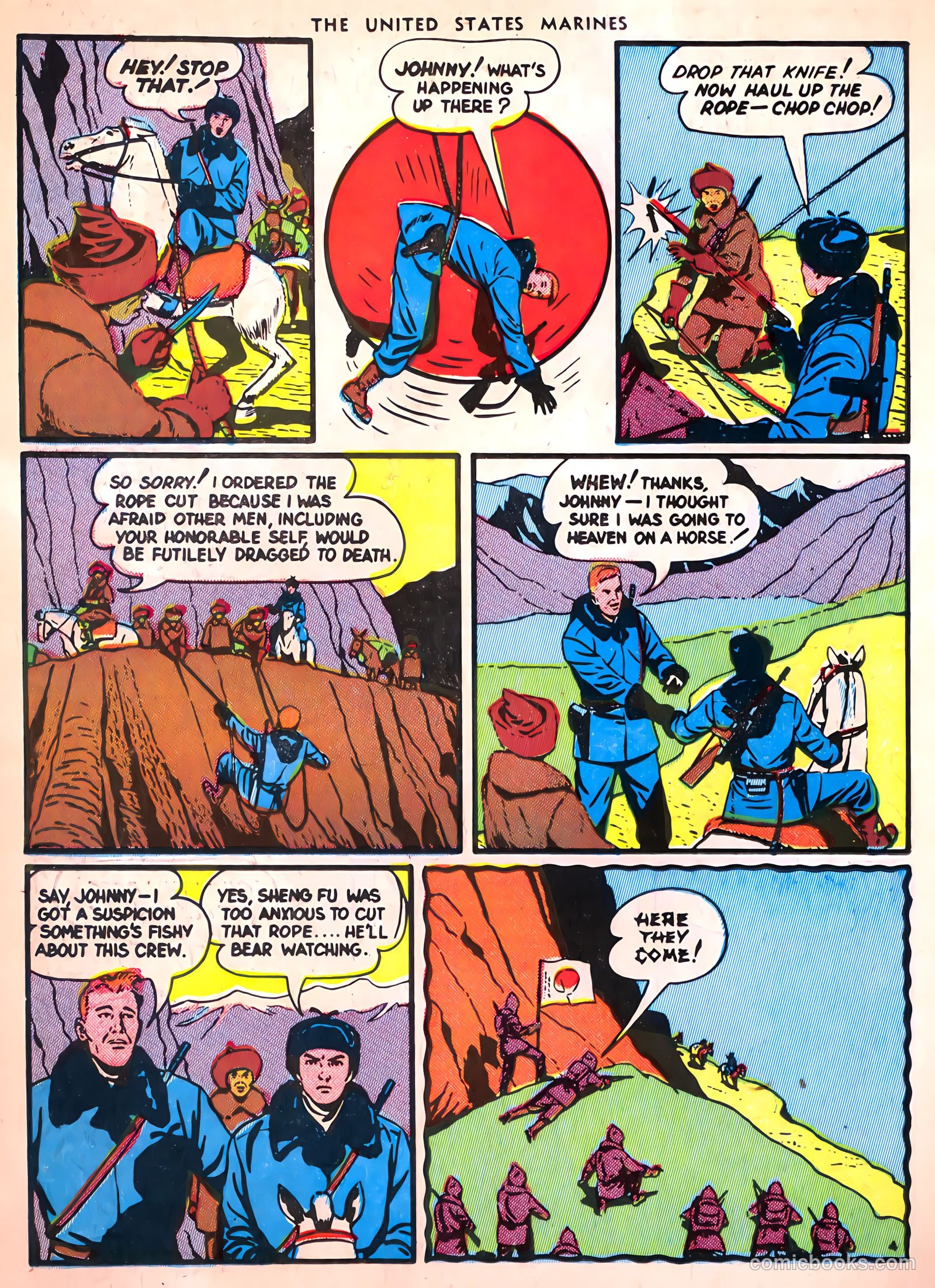 U.S. Marines in Action #2 (1952) — page 42 of 52