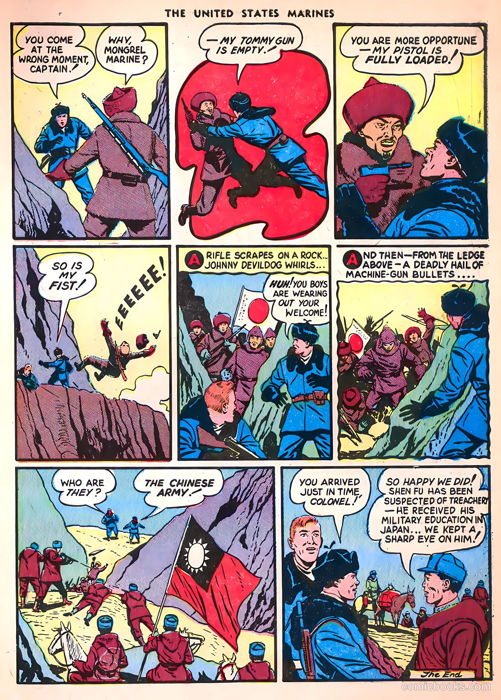 U.S. Marines in Action #2 (1952) — page 45 of 52