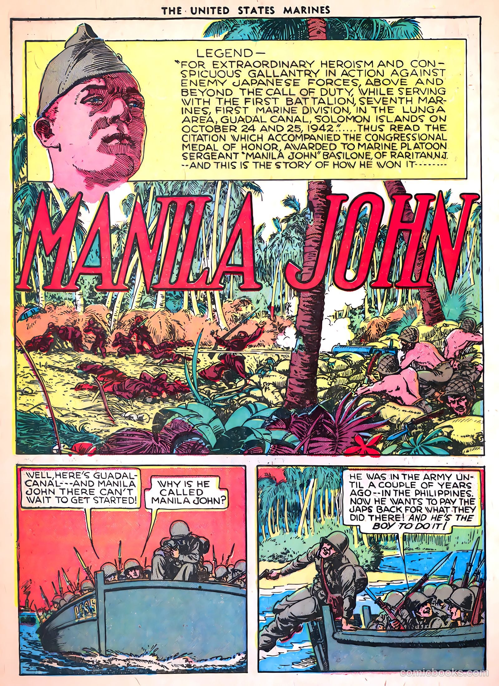 U.S. Marines in Action #2 (1952) — page 46 of 52