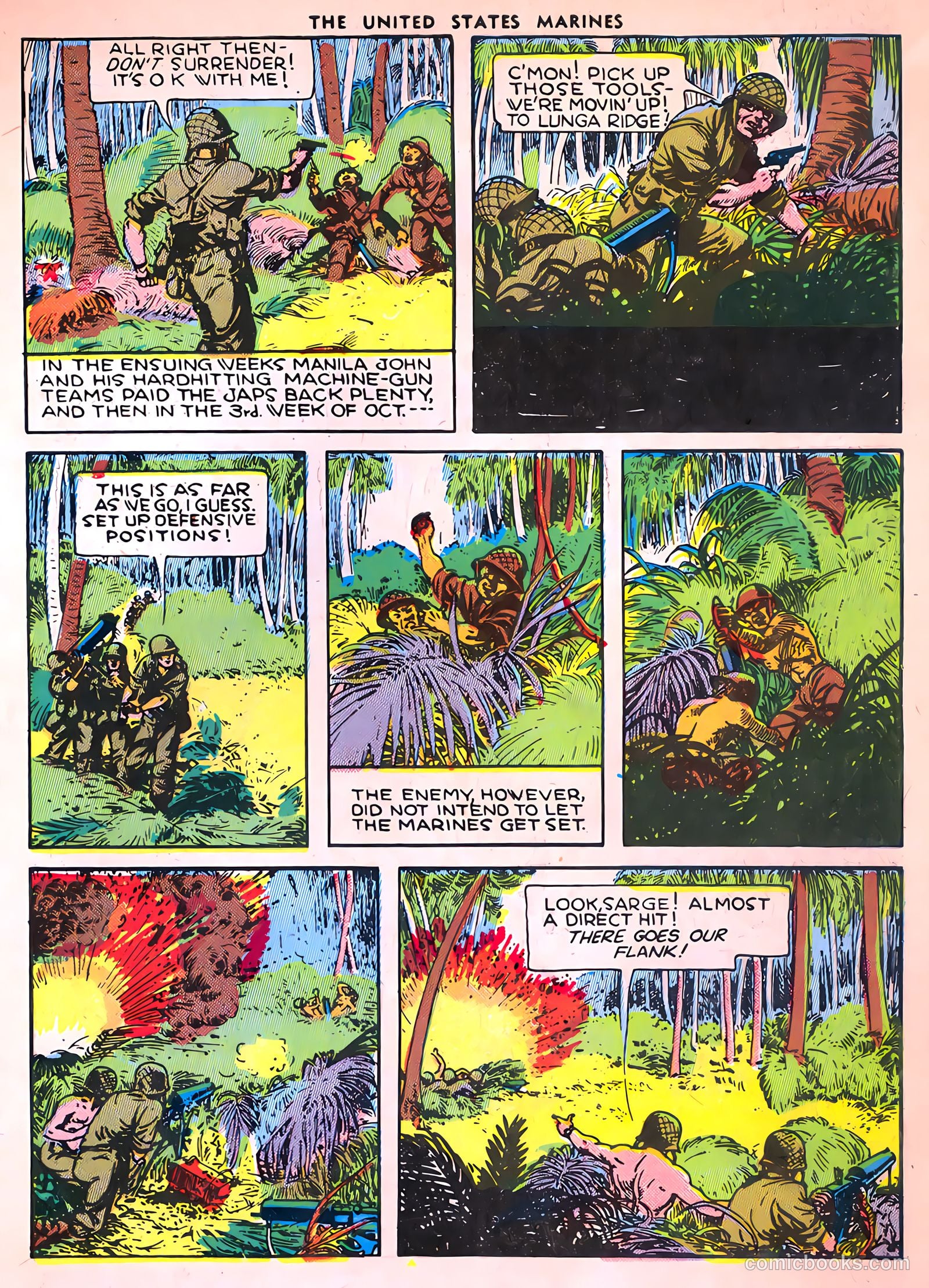 U.S. Marines in Action #2 (1952) — page 47 of 52