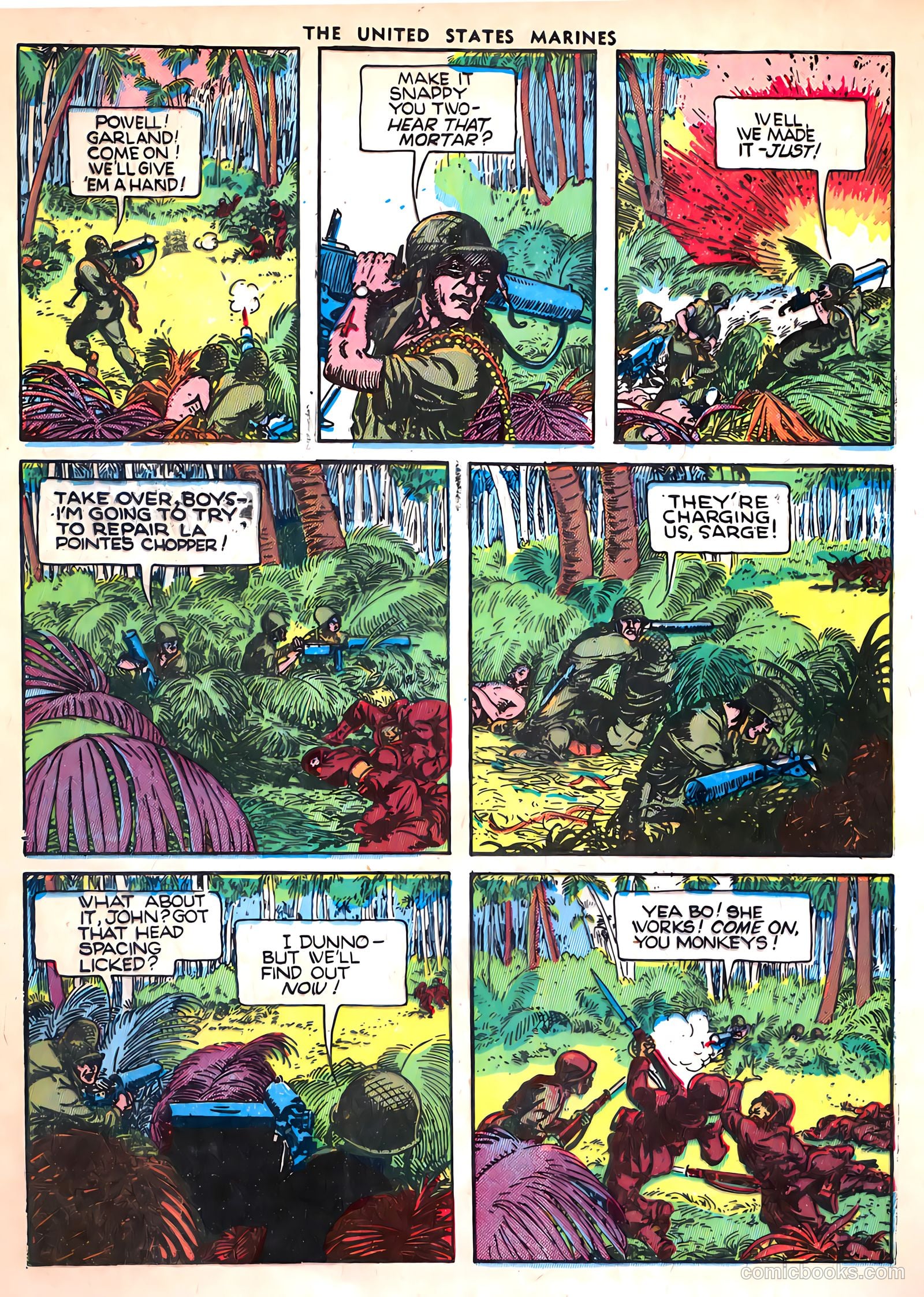 U.S. Marines in Action #2 (1952) — page 48 of 52