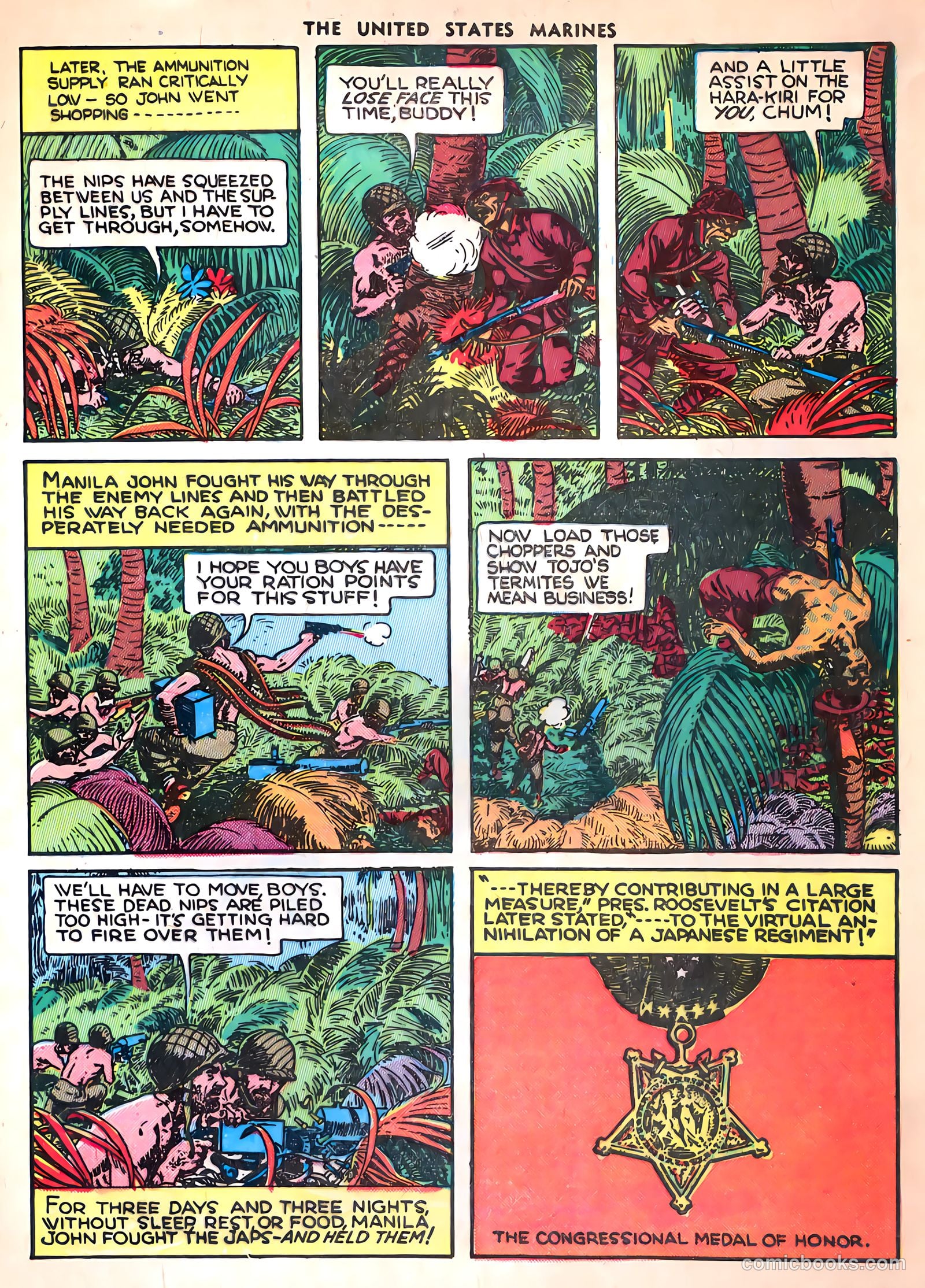 U.S. Marines in Action #2 (1952) — page 49 of 52