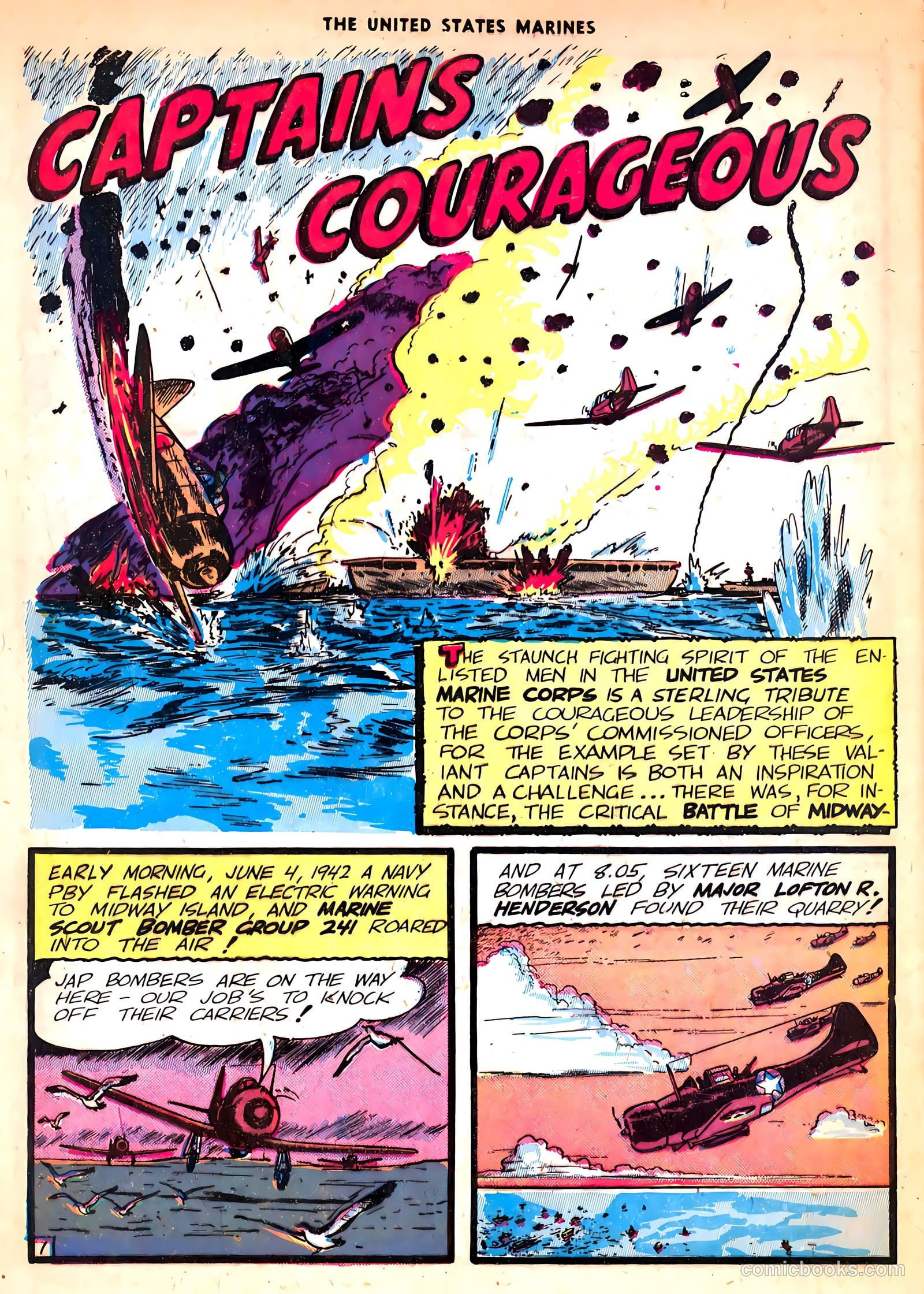 U.S. Marines in Action #3 (1952) — page 49 of 53