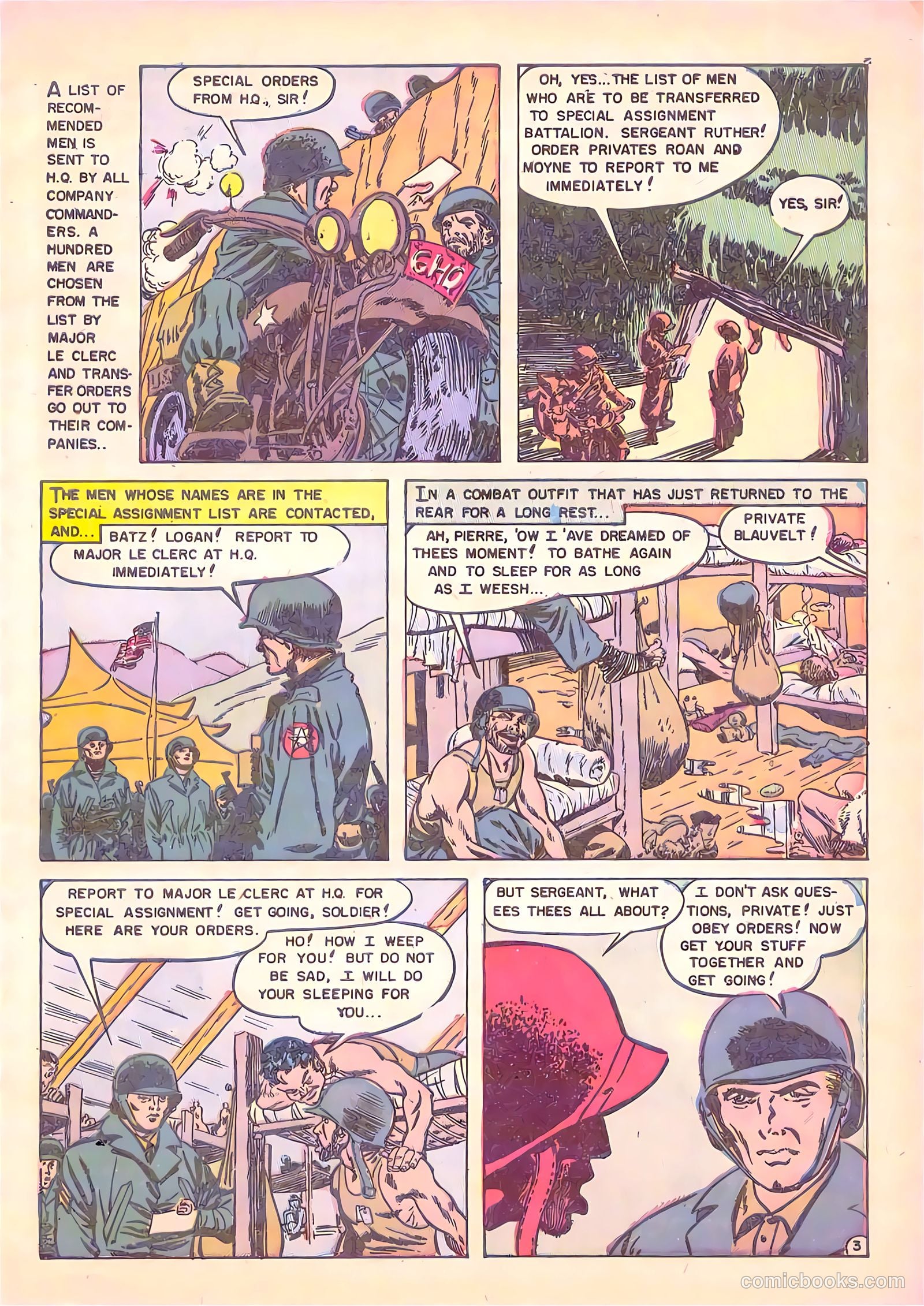 U.S. Paratroops #1 (1958) — page 5 of 36