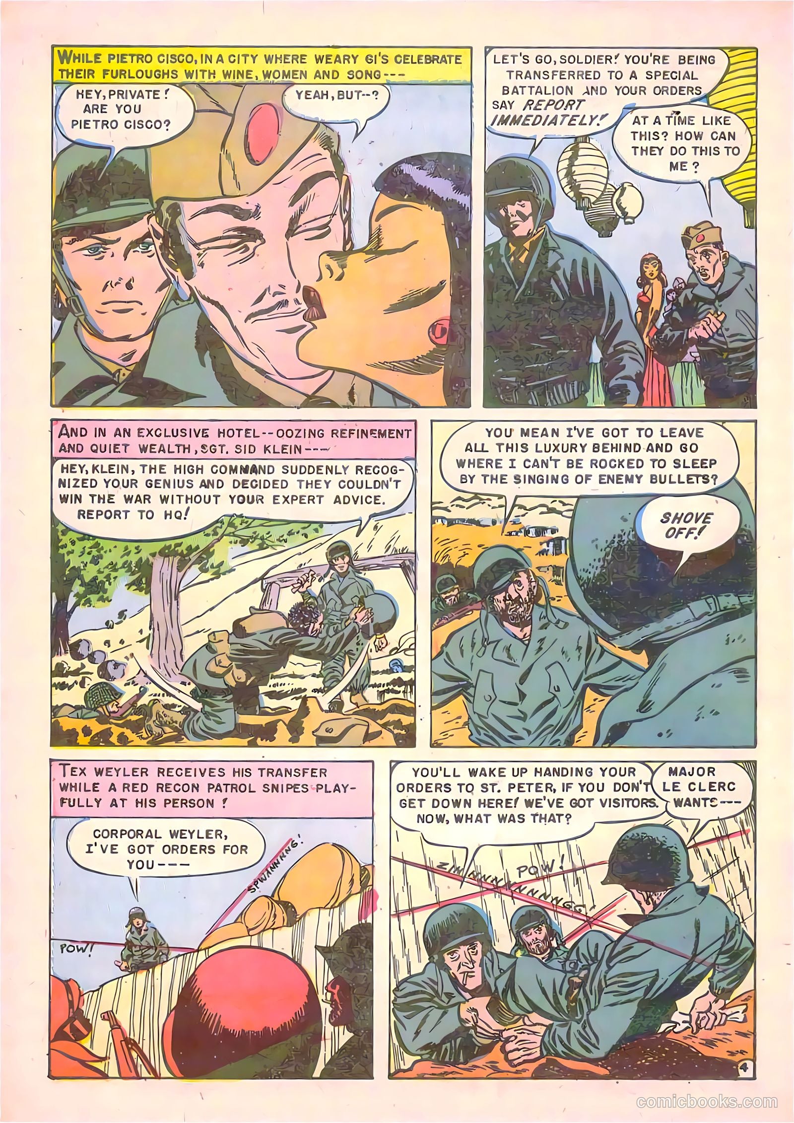 U.S. Paratroops #1 (1958) — page 6 of 36