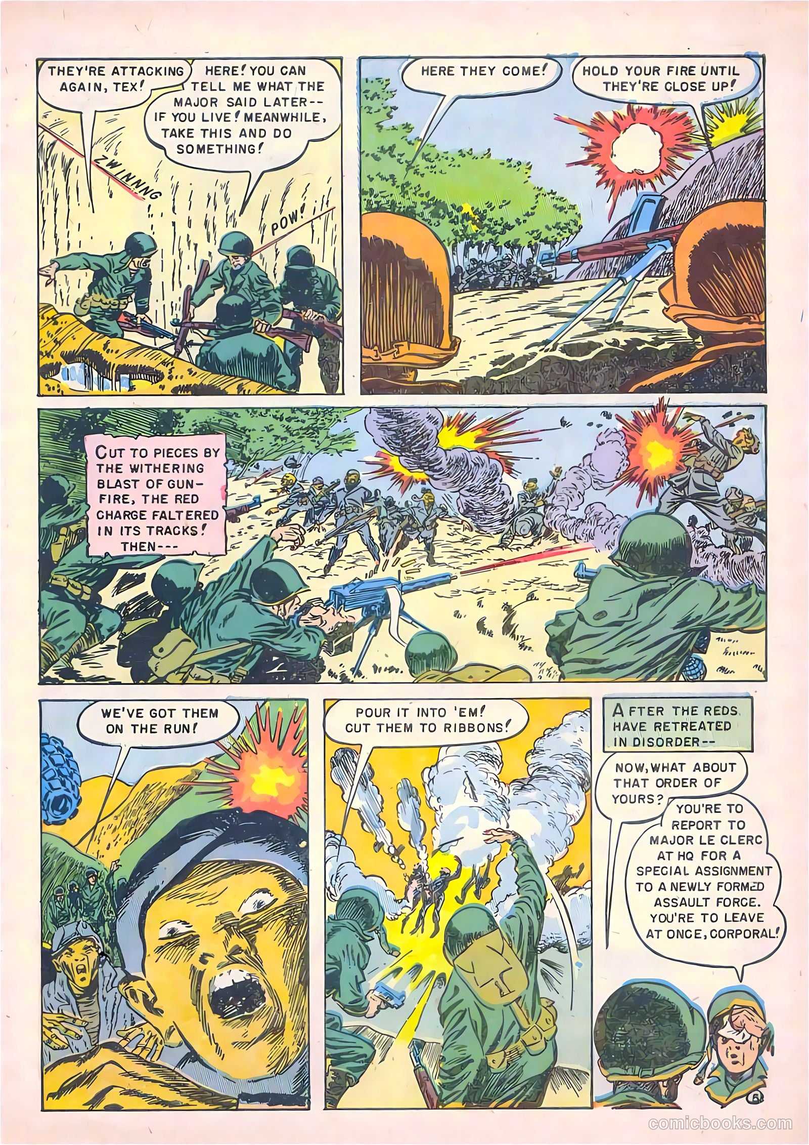 U.S. Paratroops #1 (1958) — page 7 of 36