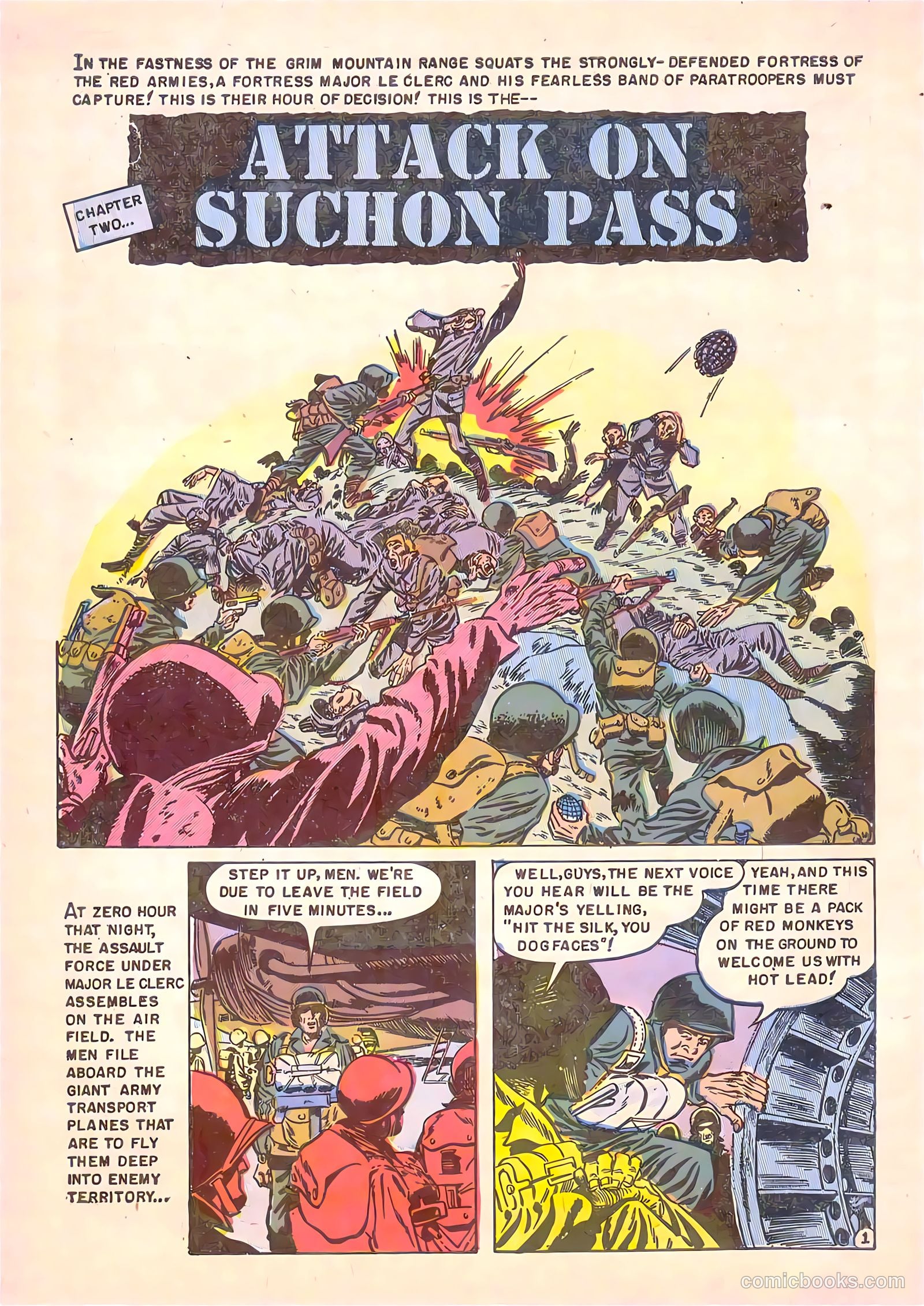 U.S. Paratroops #1 (1958) — page 10 of 36