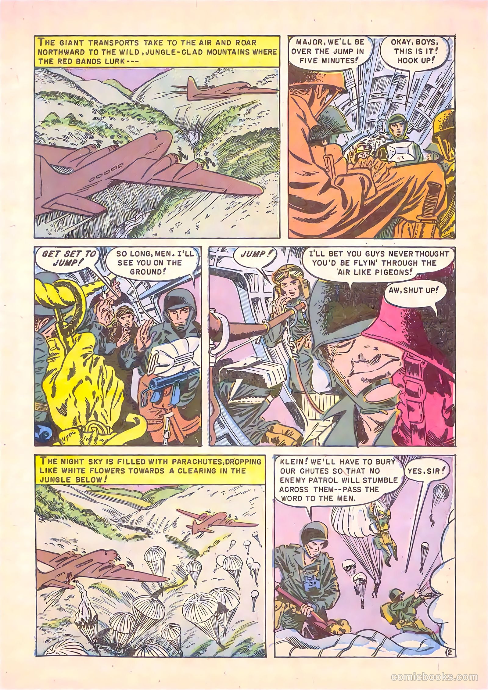 U.S. Paratroops #1 (1958) — page 11 of 36