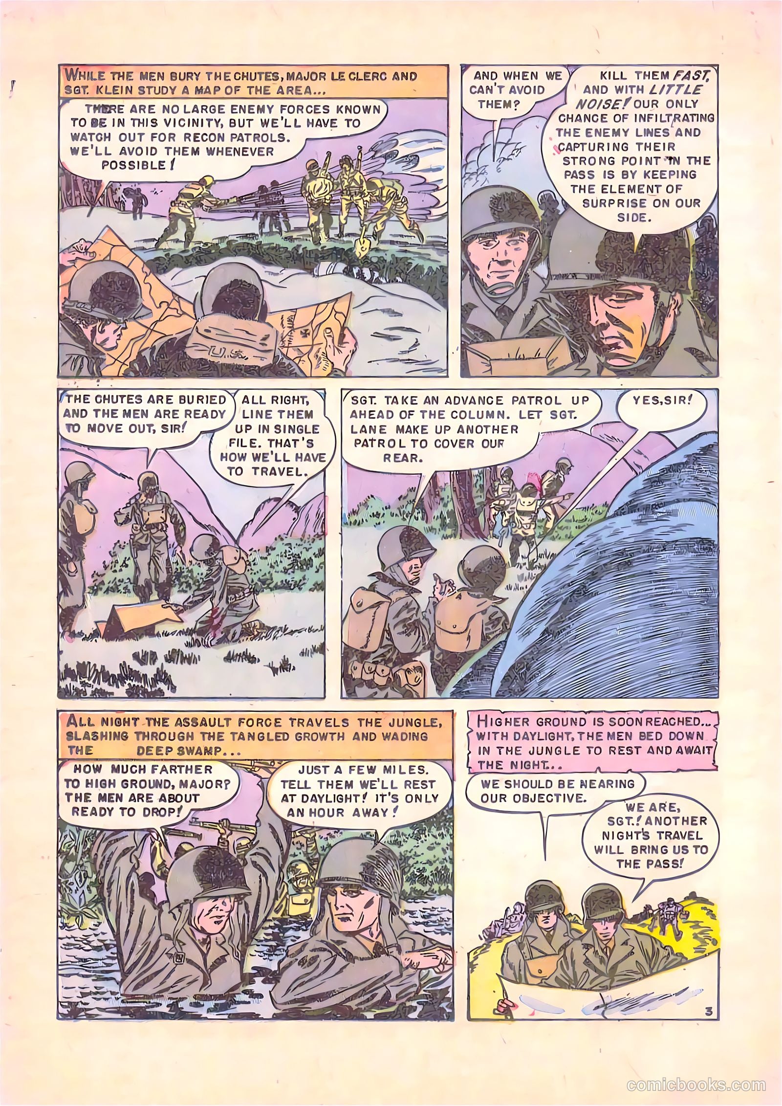 U.S. Paratroops #1 (1958) — page 12 of 36
