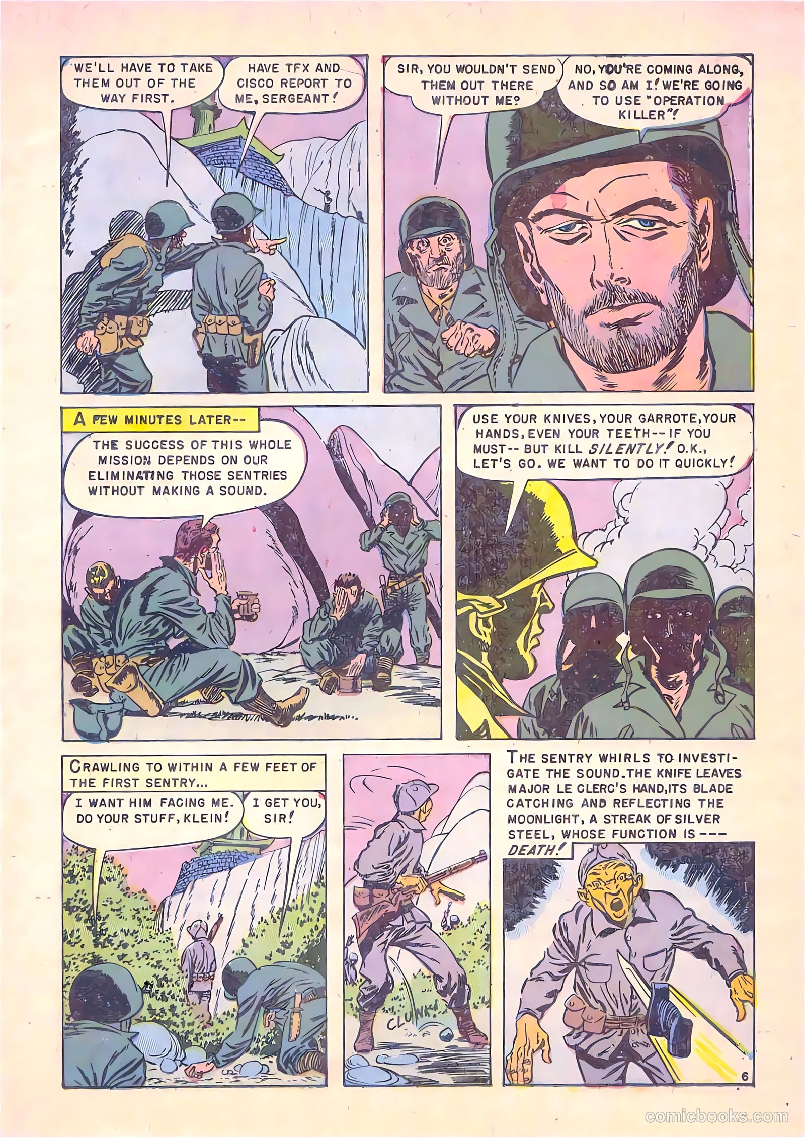 U.S. Paratroops #1 (1958) — page 15 of 36
