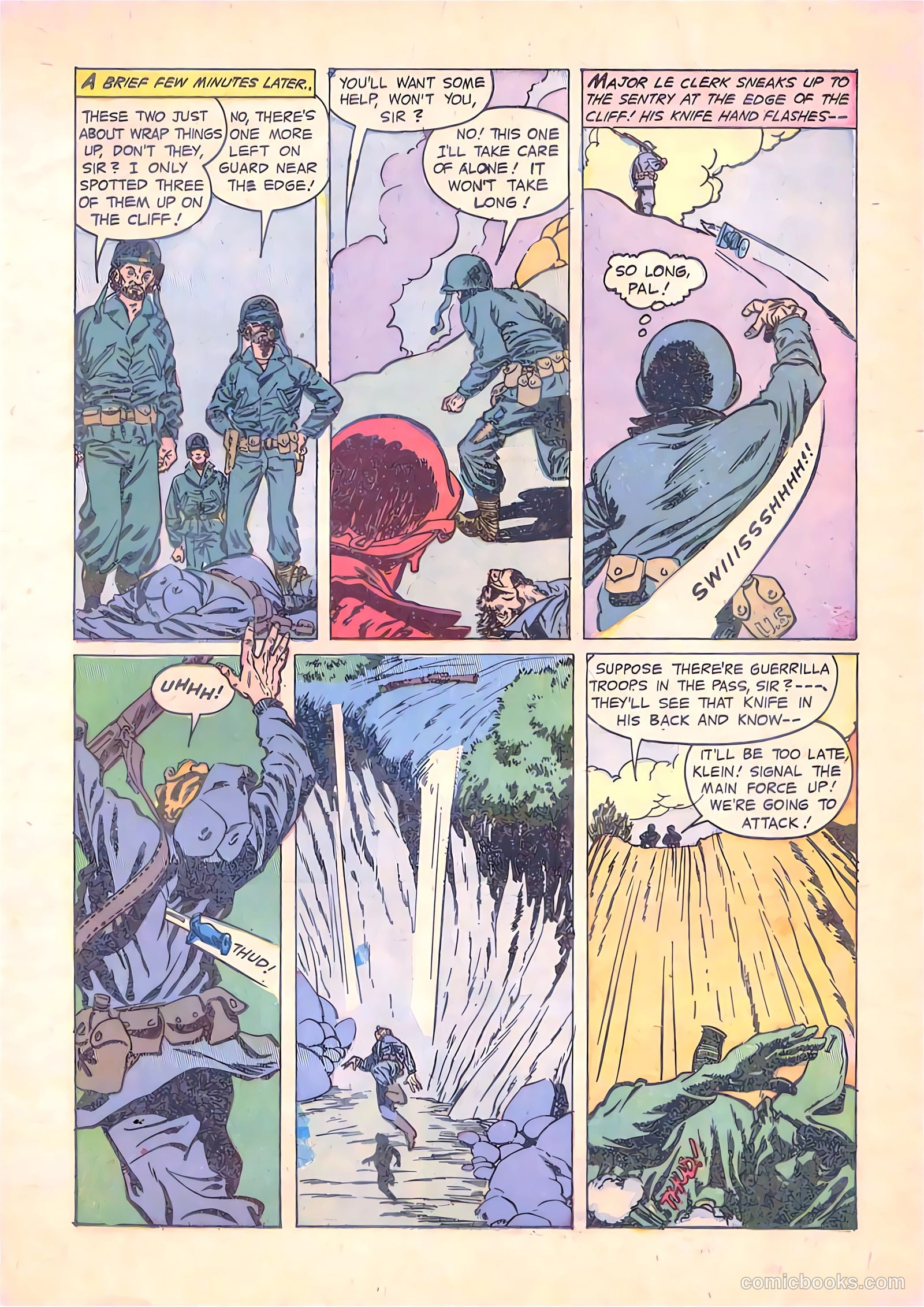 U.S. Paratroops #1 (1958) — page 21 of 36