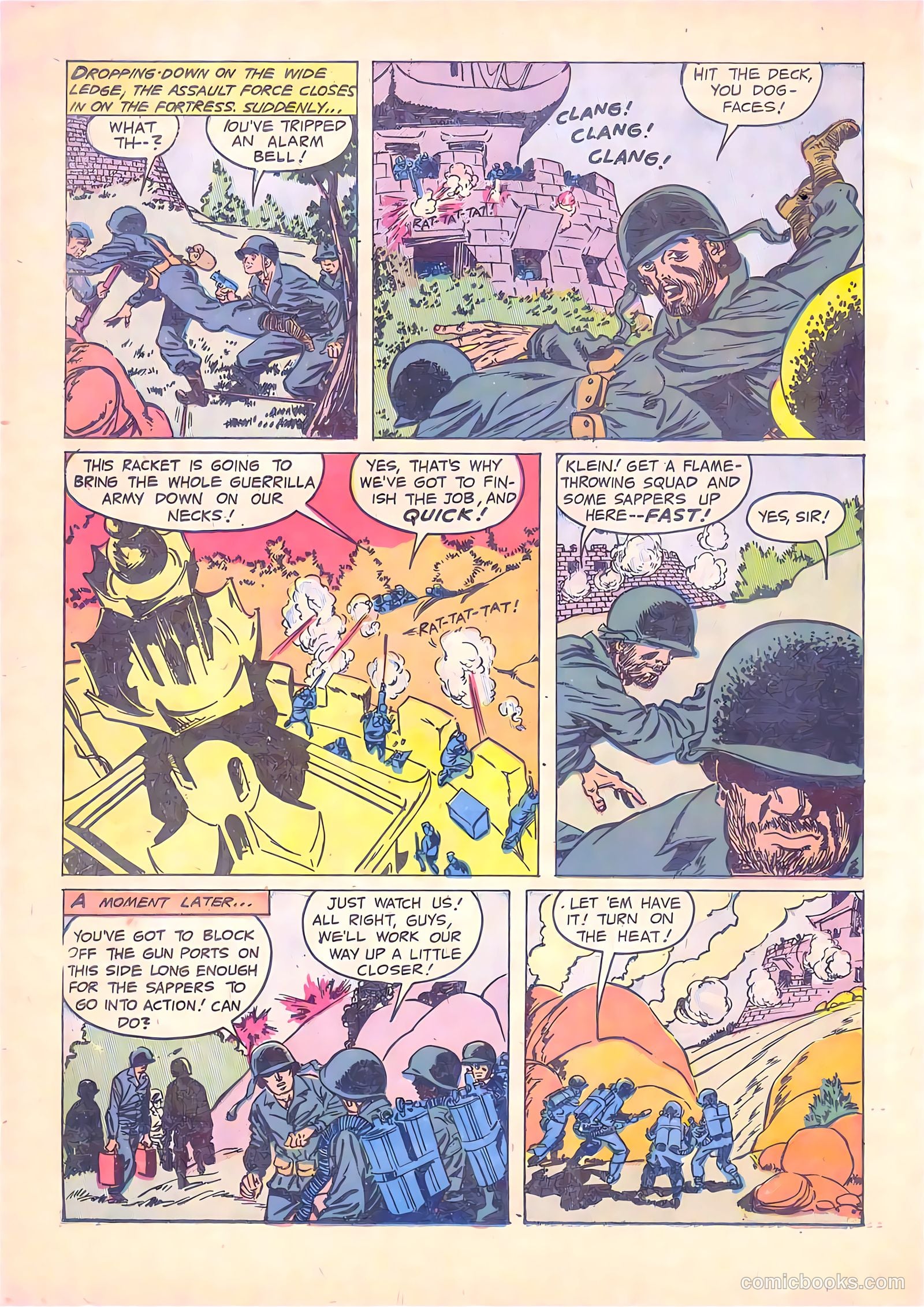 U.S. Paratroops #1 (1958) — page 22 of 36