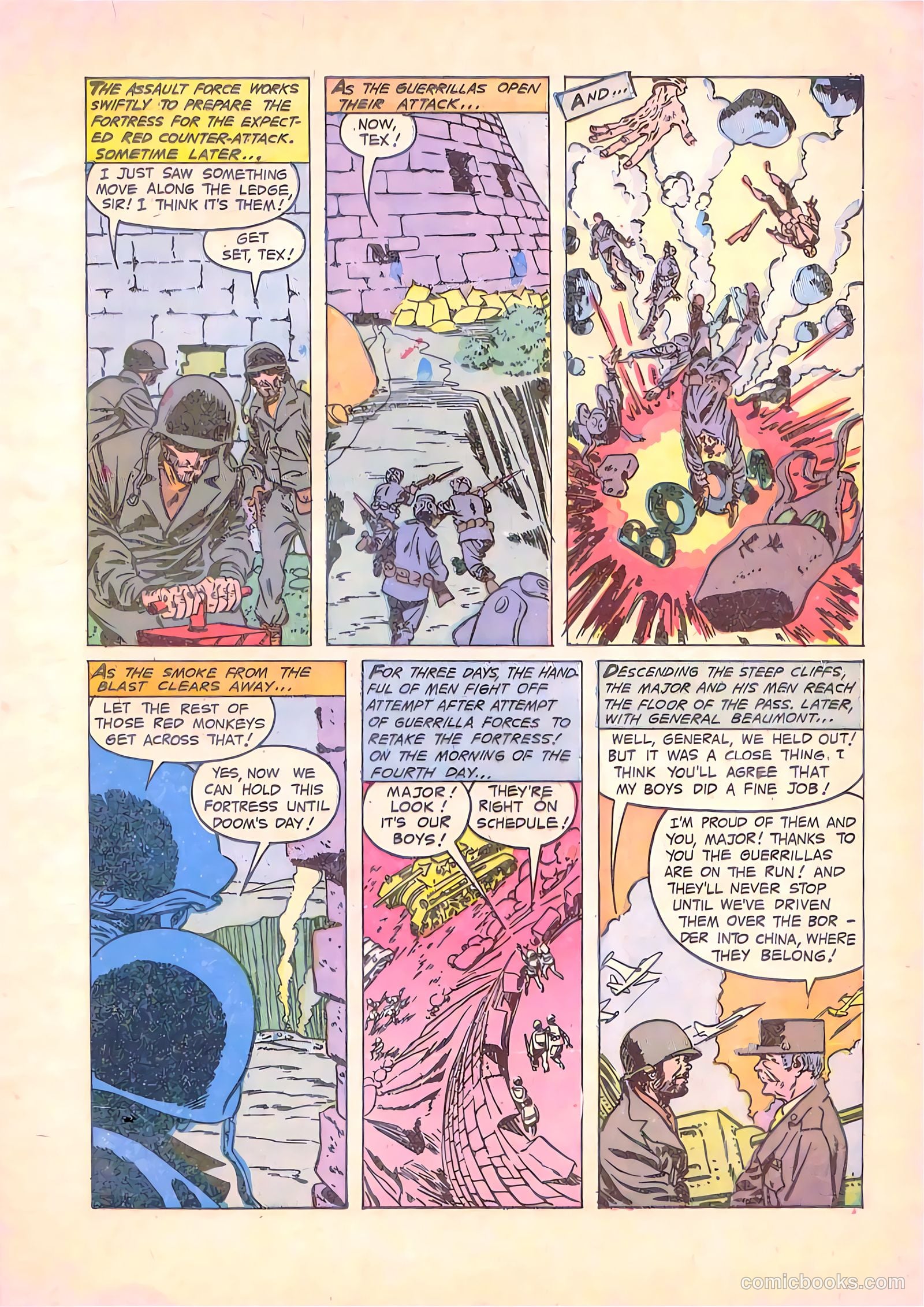 U.S. Paratroops #1 (1958) — page 25 of 36