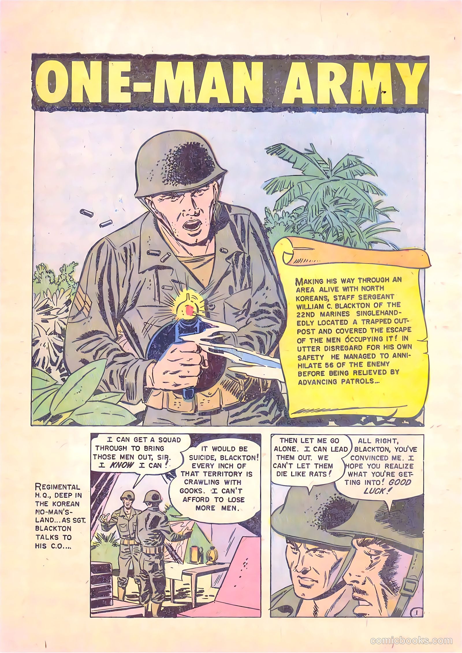 U.S. Paratroops #1 (1958) — page 28 of 36