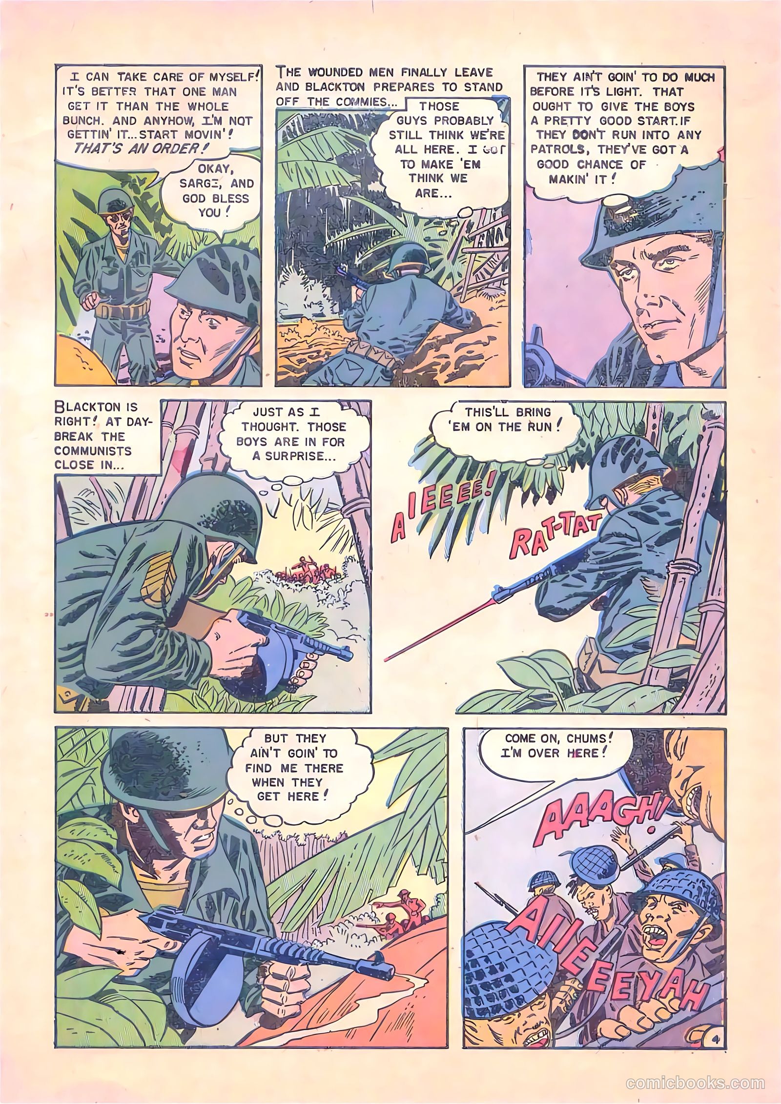 U.S. Paratroops #1 (1958) — page 31 of 36