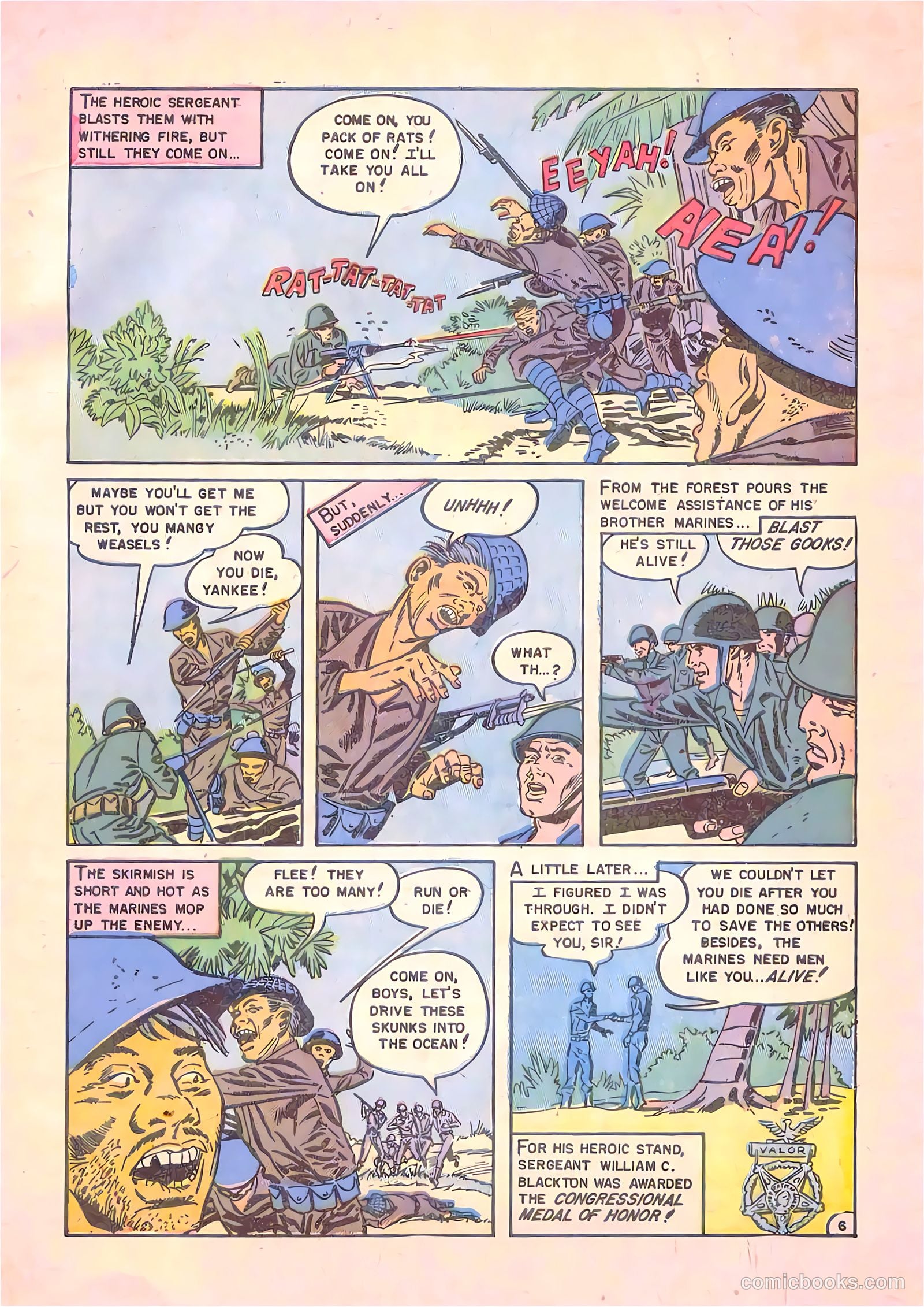 U.S. Paratroops #1 (1958) — page 33 of 36
