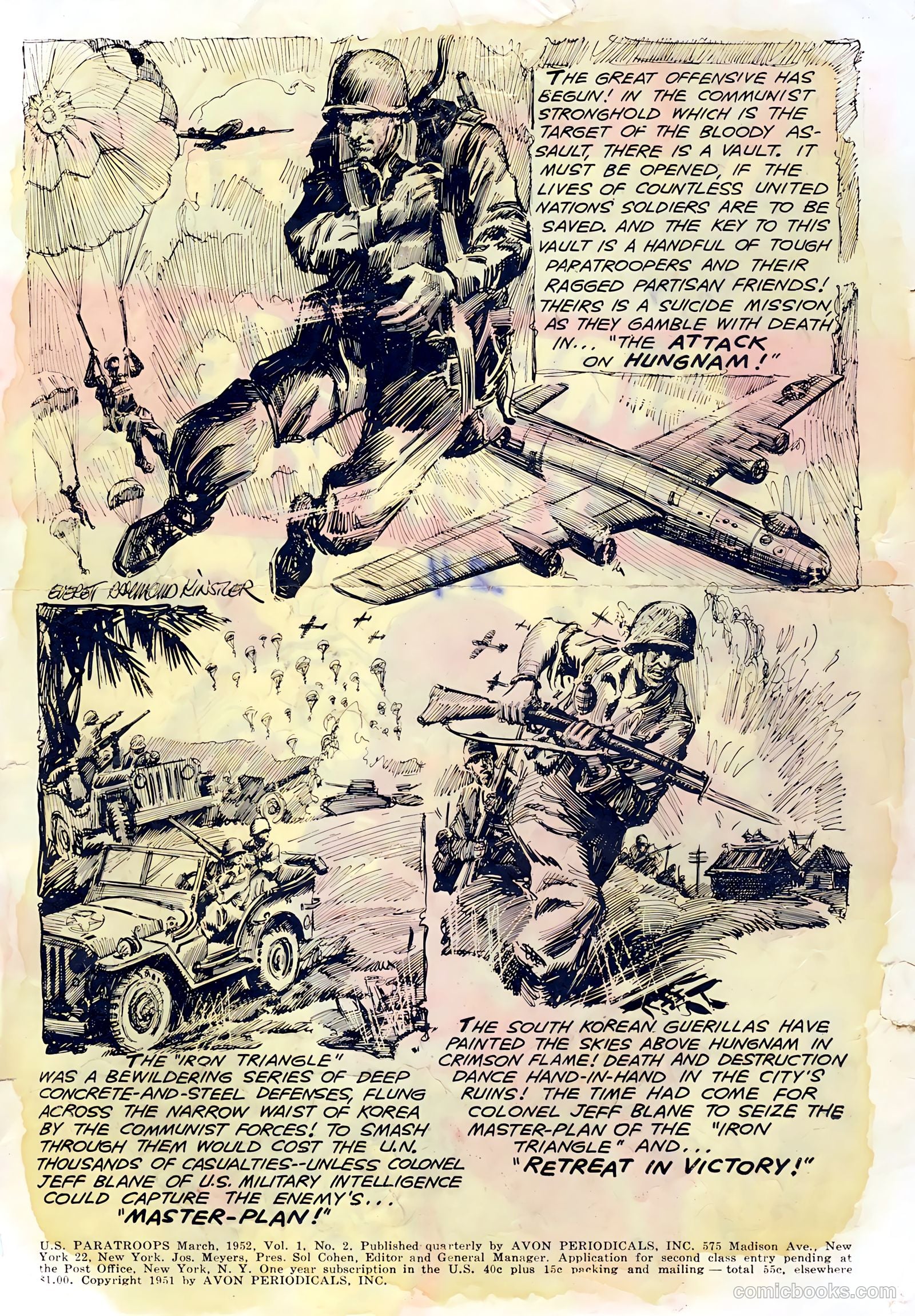 U.S. Paratroops #2 (1952) — page 2 of 36