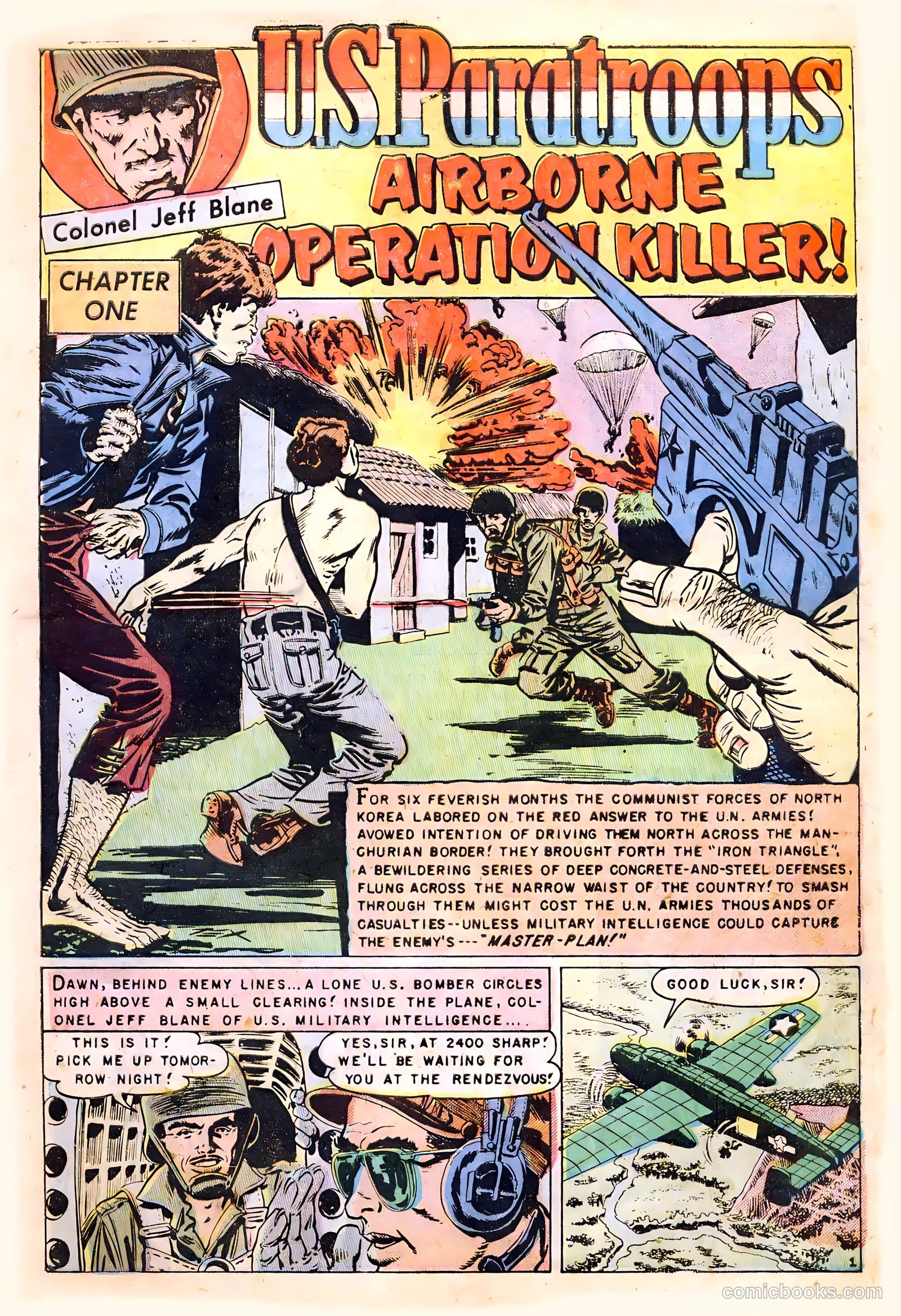 U.S. Paratroops #2 (1952) — page 3 of 36