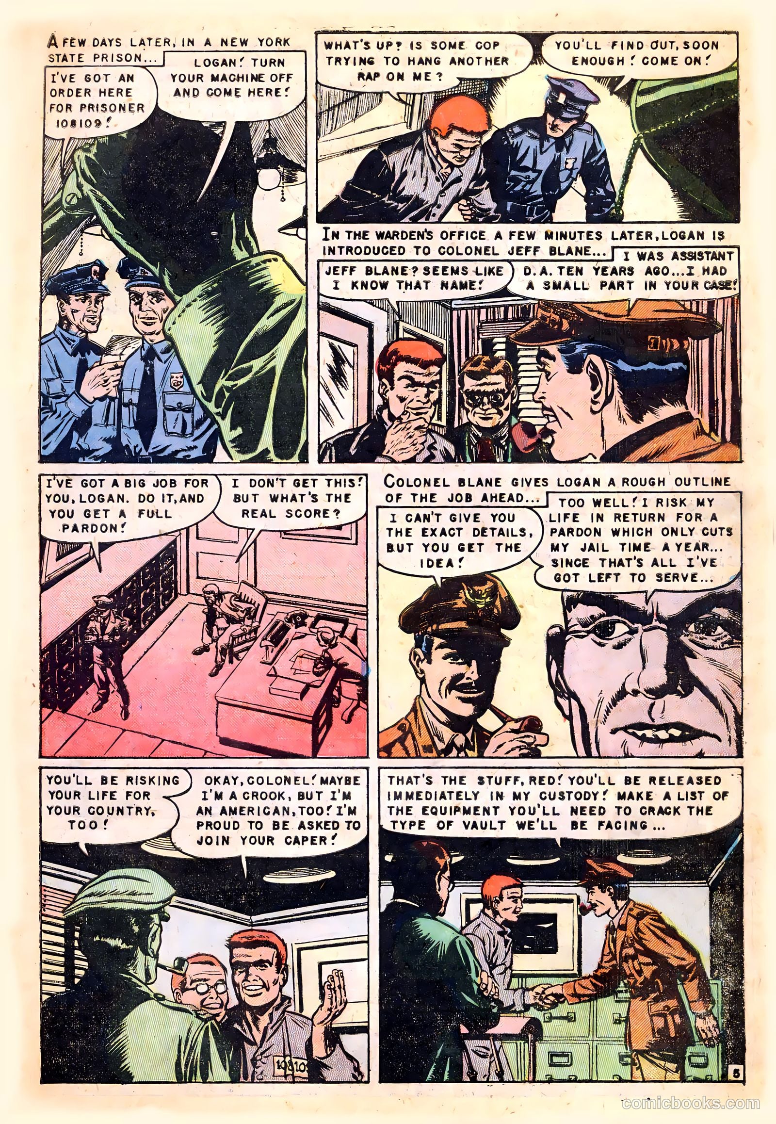U.S. Paratroops #2 (1952) — page 7 of 36