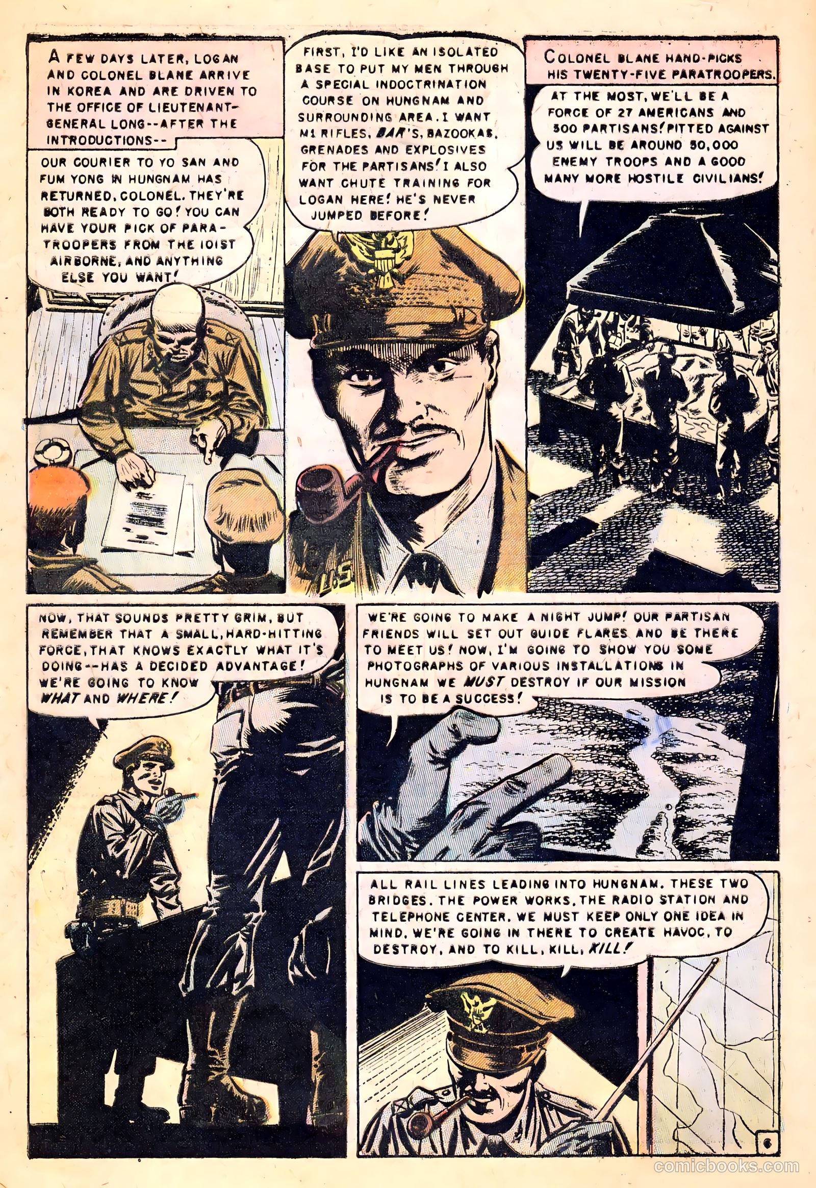 U.S. Paratroops #2 (1952) — page 8 of 36