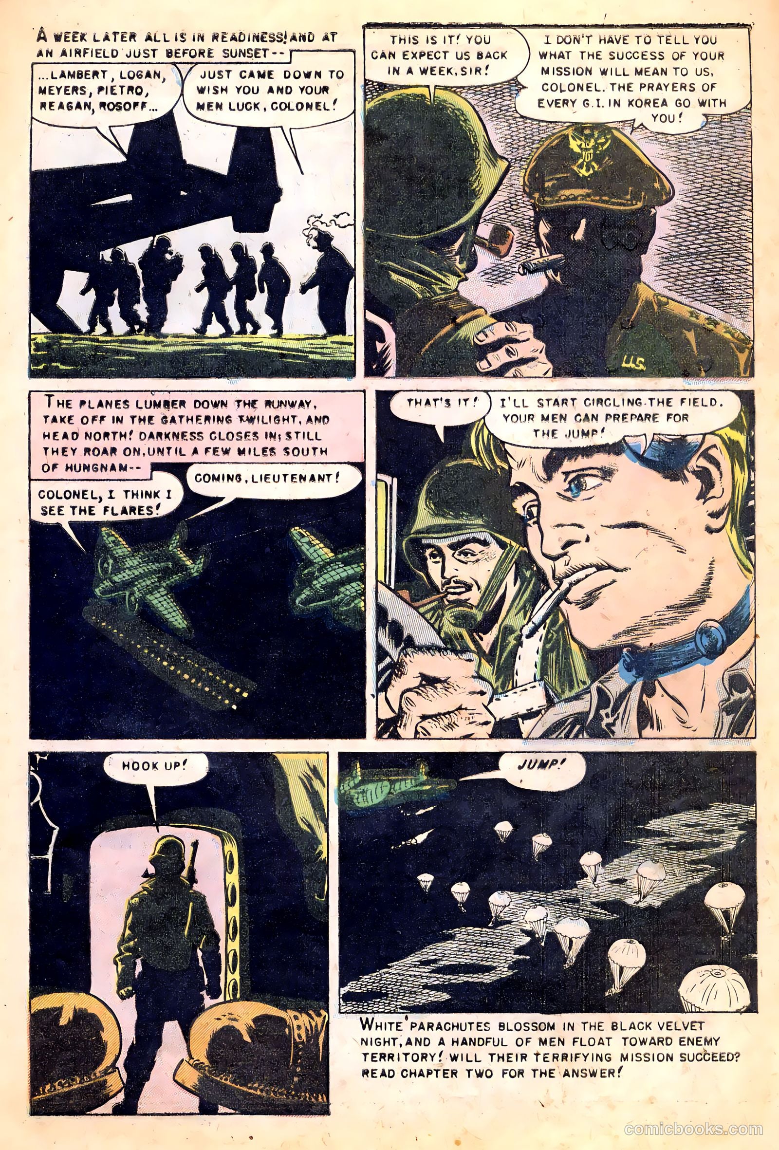 U.S. Paratroops #2 (1952) — page 9 of 36