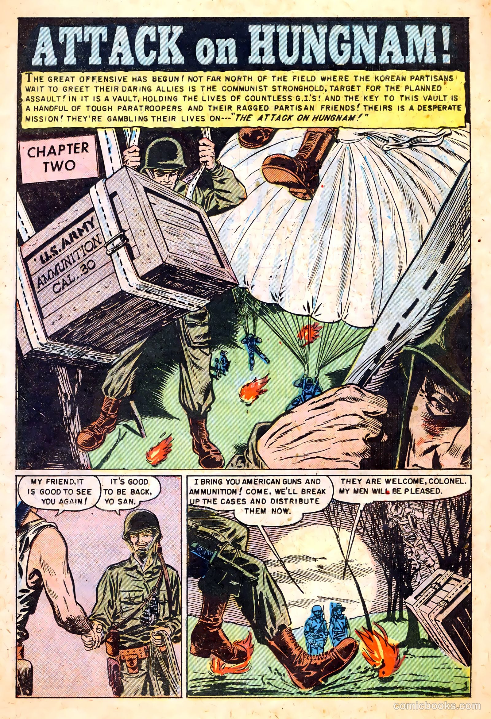 U.S. Paratroops #2 (1952) — page 11 of 36