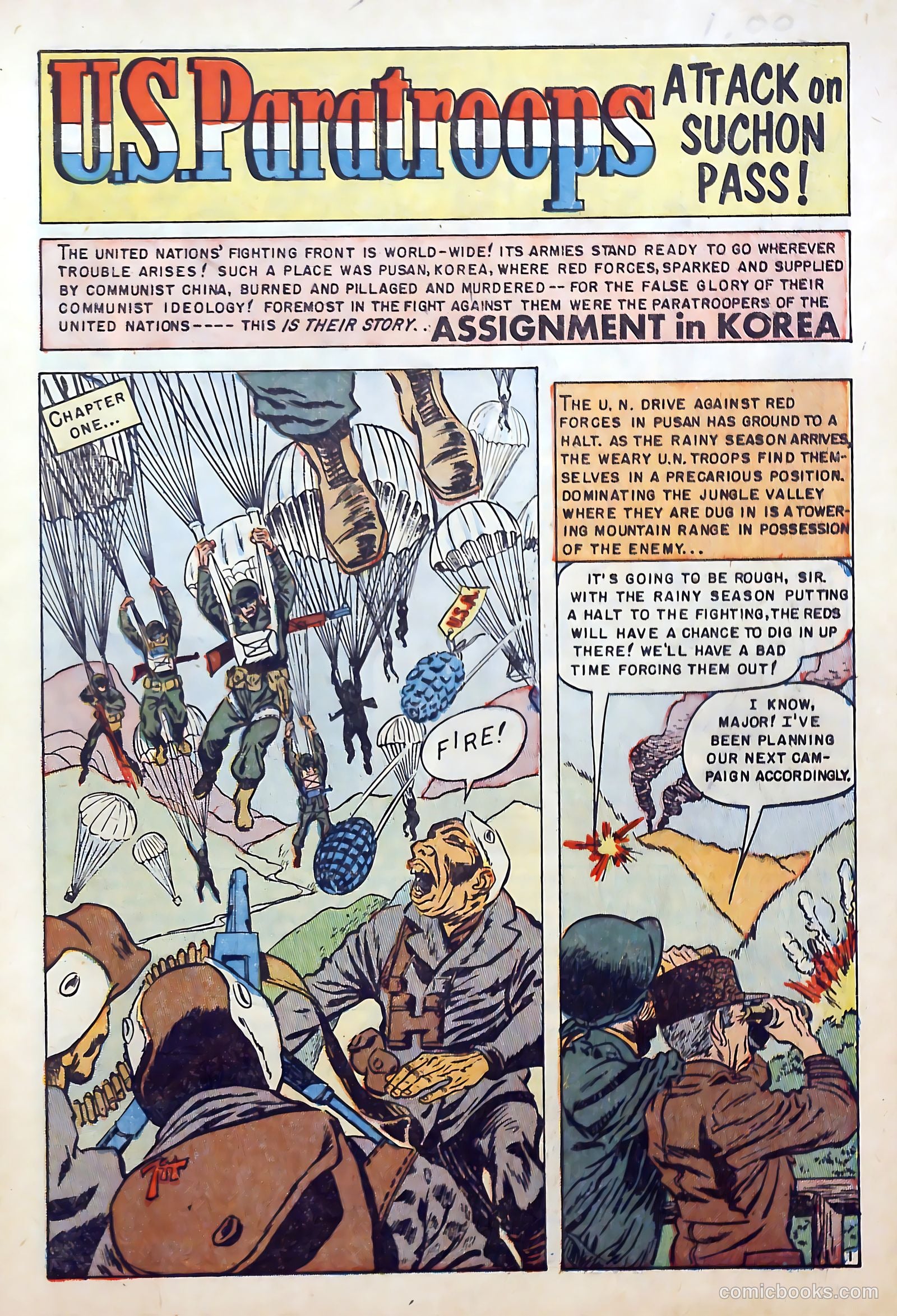 U.S. Paratroops #3 (1952) — page 3 of 36