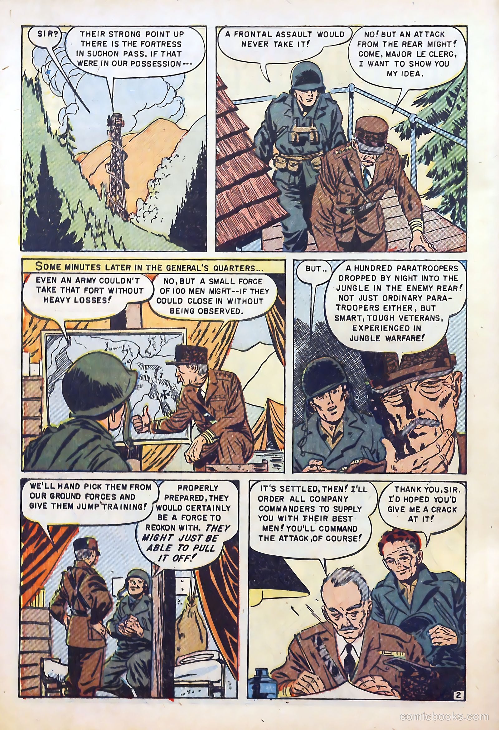 U.S. Paratroops #3 (1952) — page 4 of 36