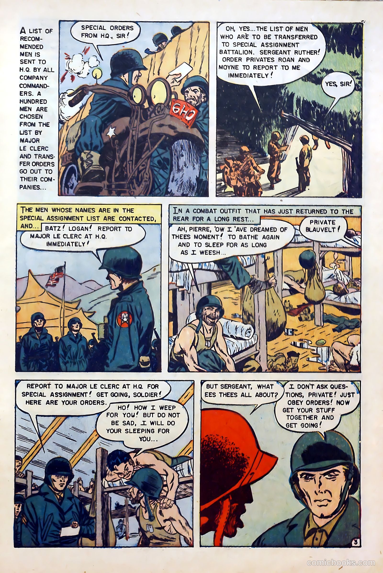 U.S. Paratroops #3 (1952) — page 5 of 36