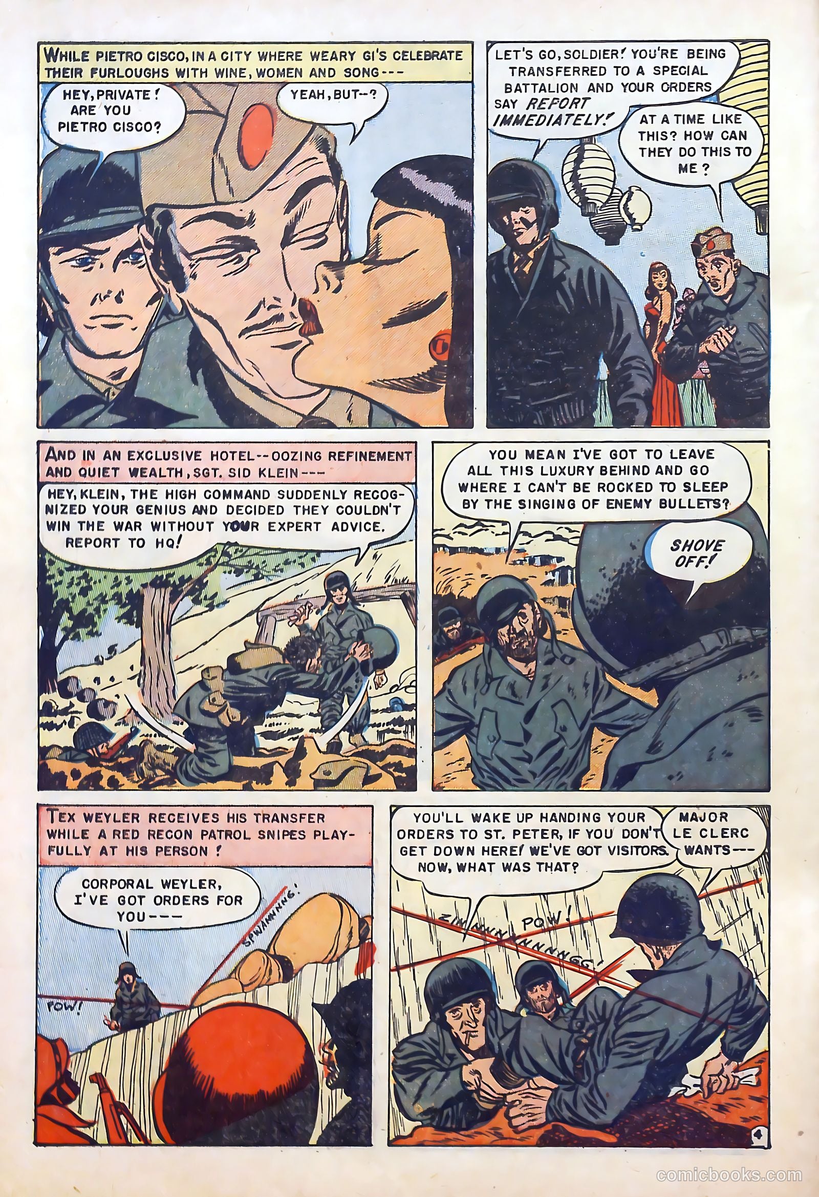 U.S. Paratroops #3 (1952) — page 6 of 36
