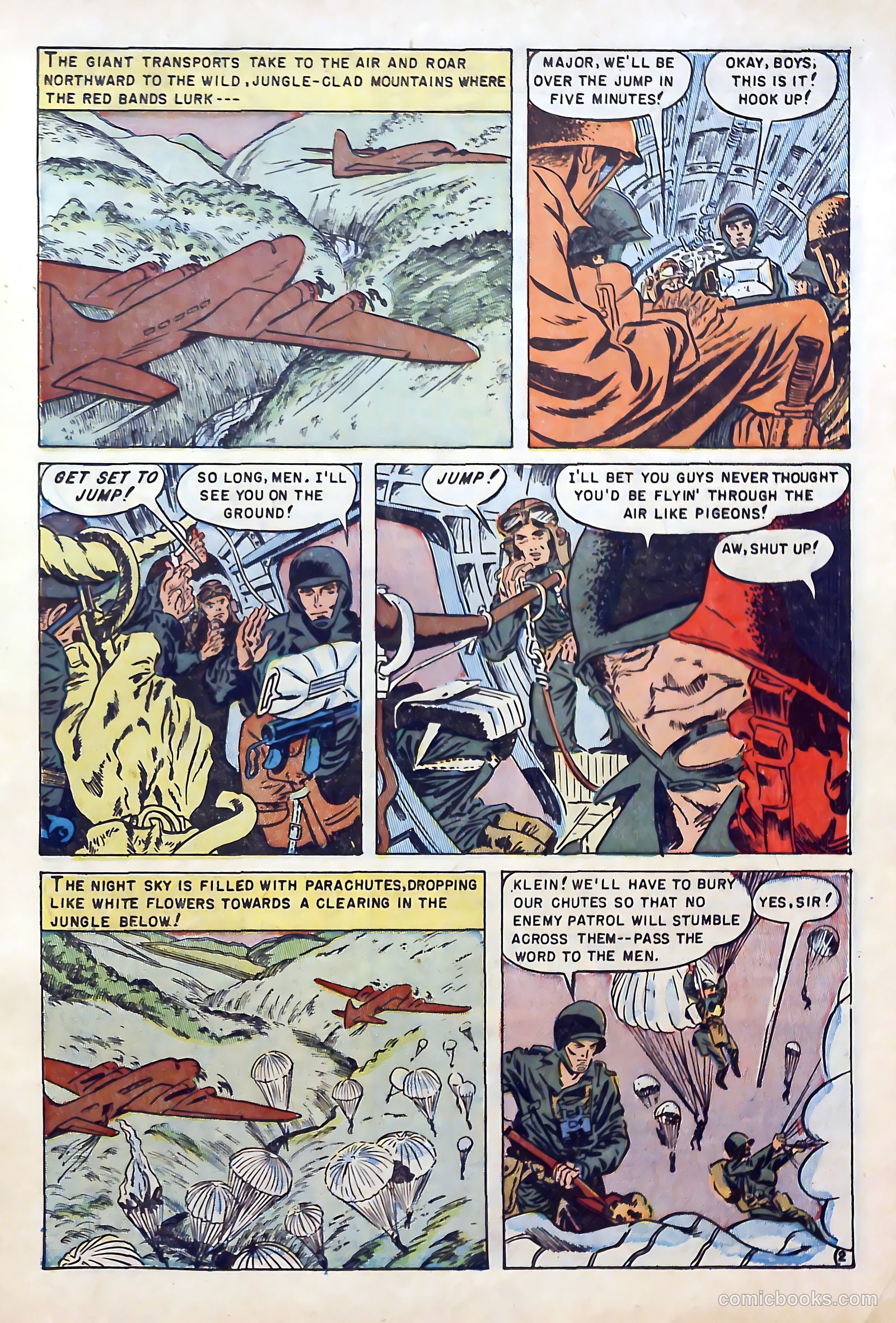 U.S. Paratroops #3 (1952) — page 11 of 36