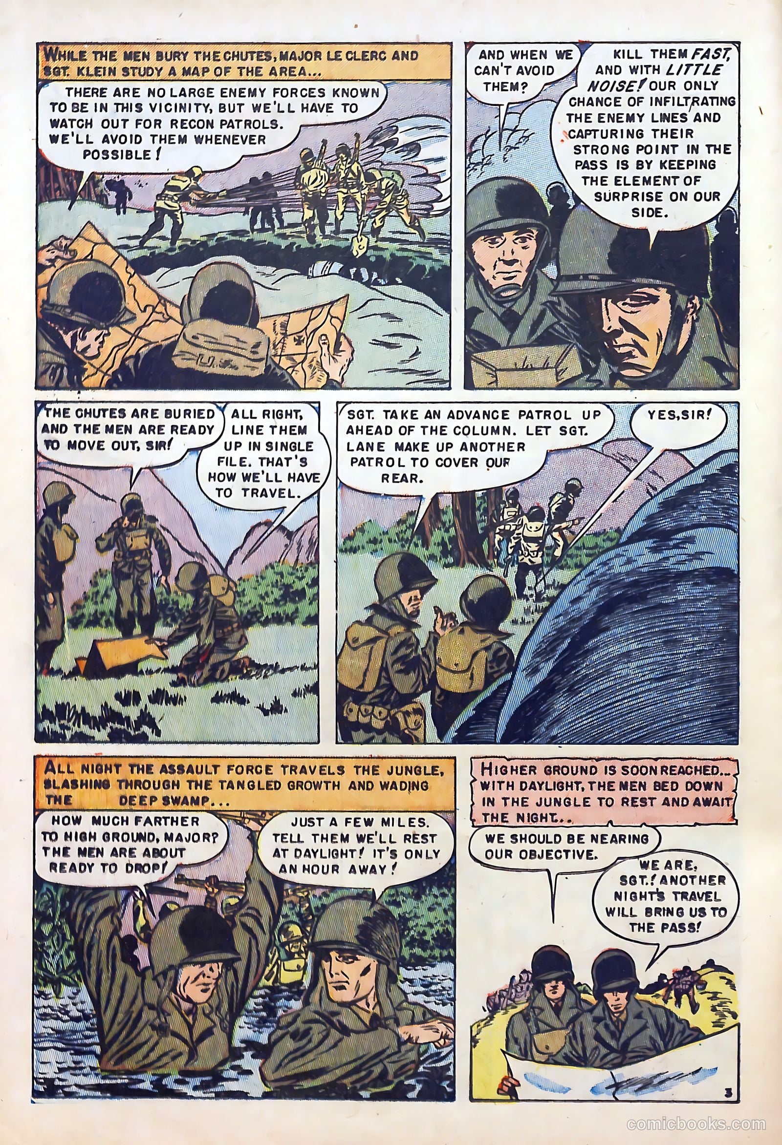 U.S. Paratroops #3 (1952) — page 12 of 36