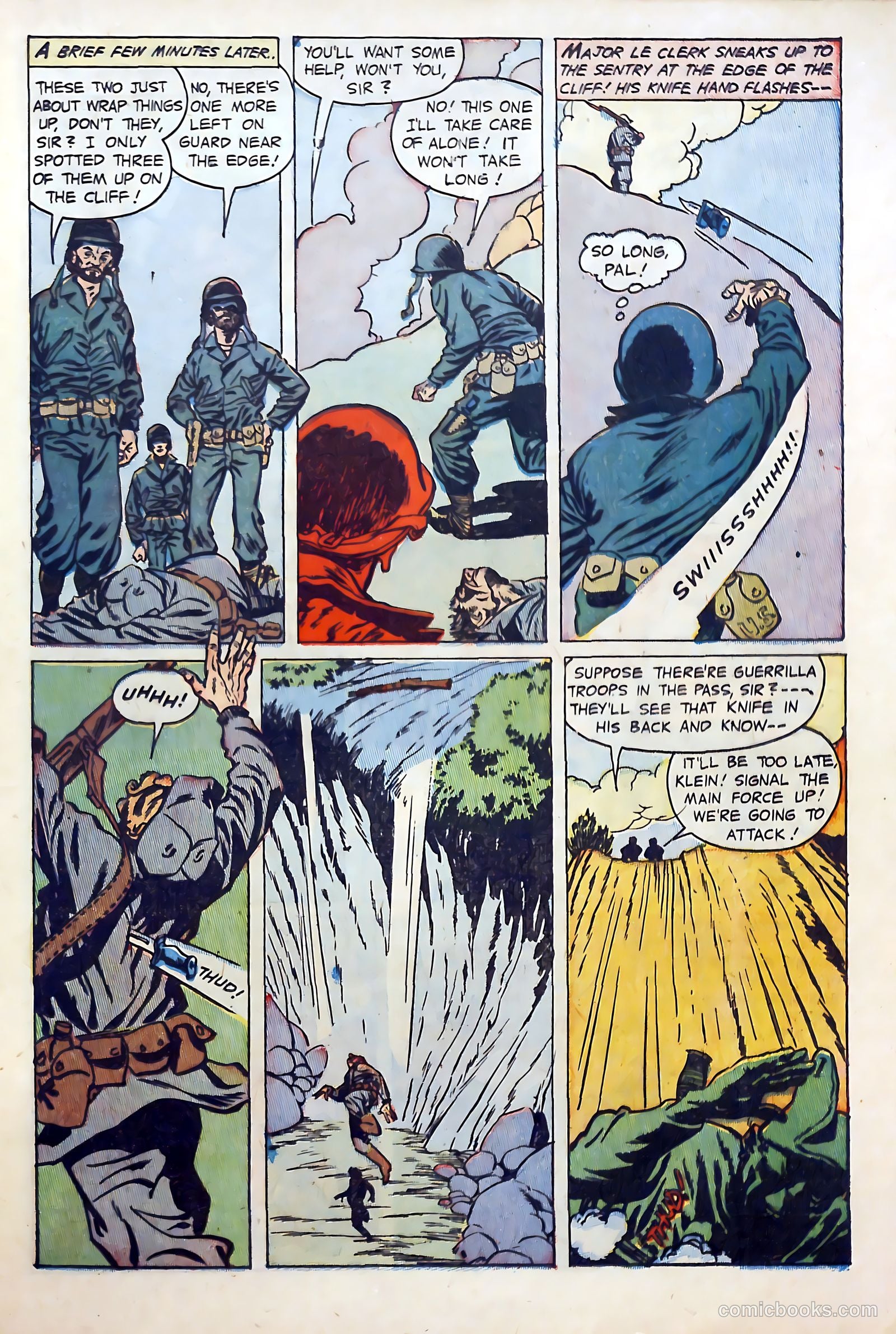 U.S. Paratroops #3 (1952) — page 21 of 36