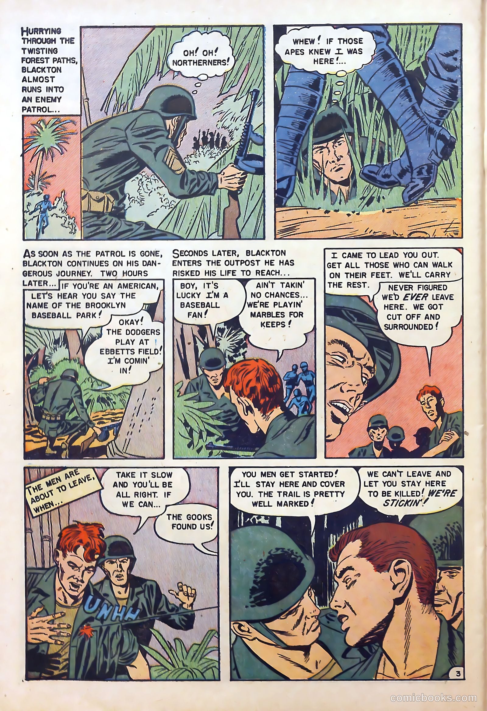 U.S. Paratroops #3 (1952) — page 30 of 36