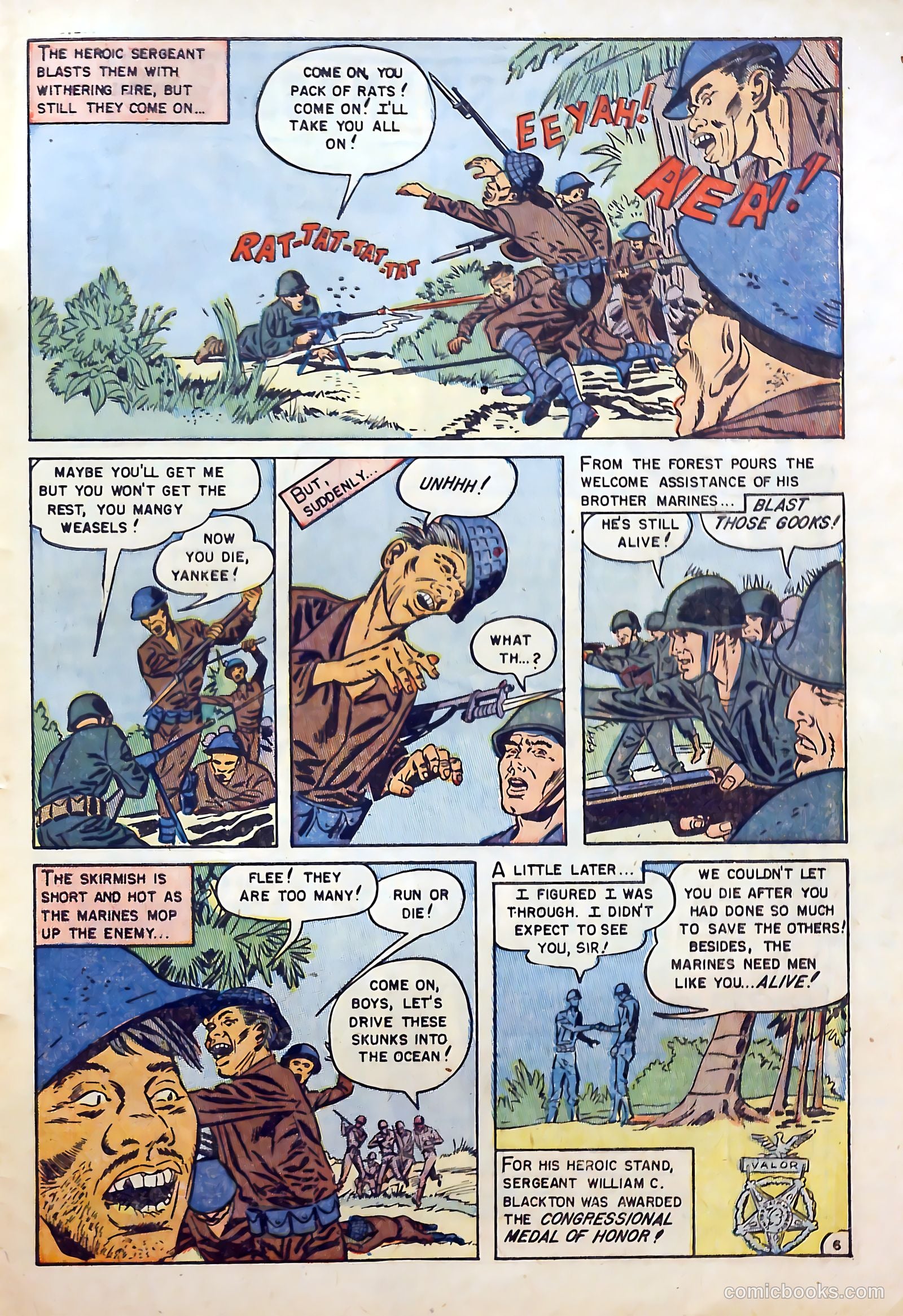 U.S. Paratroops #3 (1952) — page 33 of 36