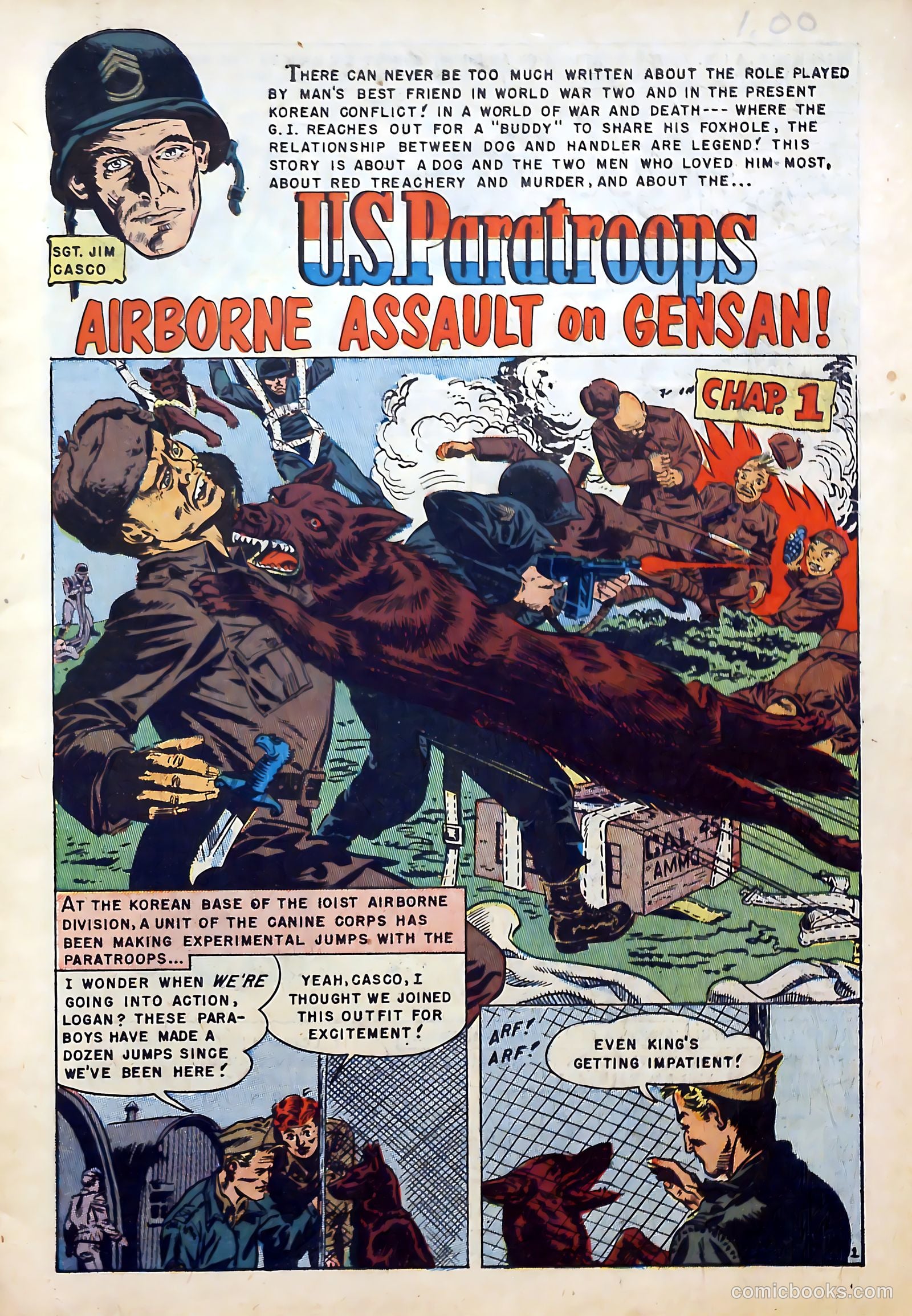 U.S. Paratroops #4 (1952) — page 3 of 36