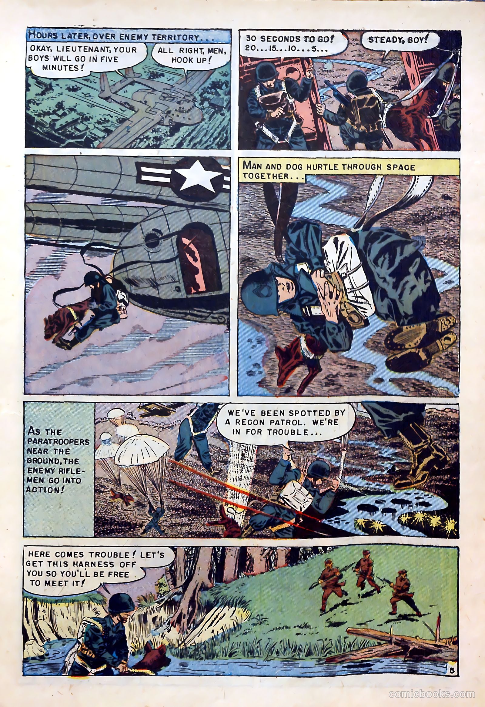 U.S. Paratroops #4 (1952) — page 7 of 36
