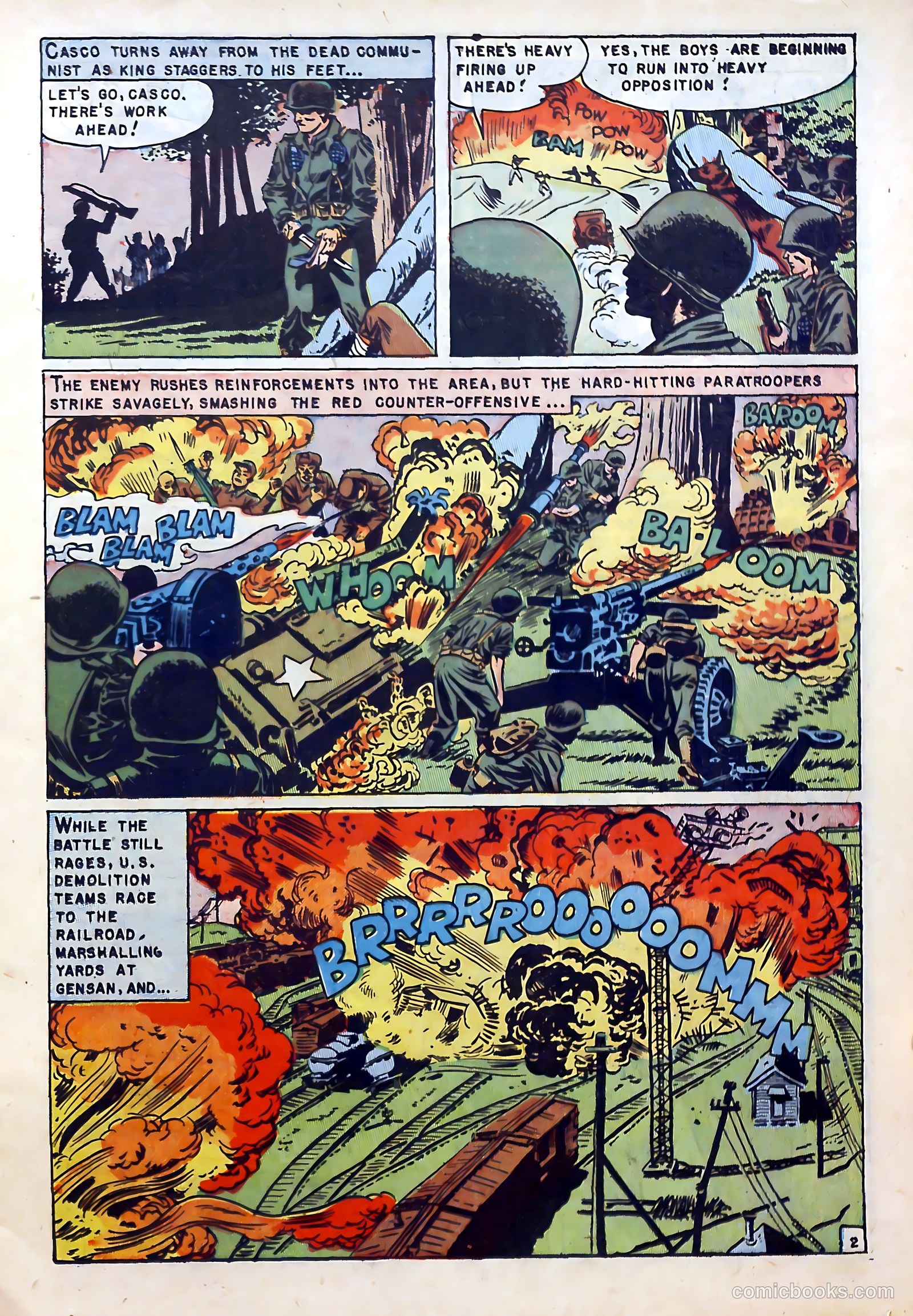 U.S. Paratroops #4 (1952) — page 11 of 36