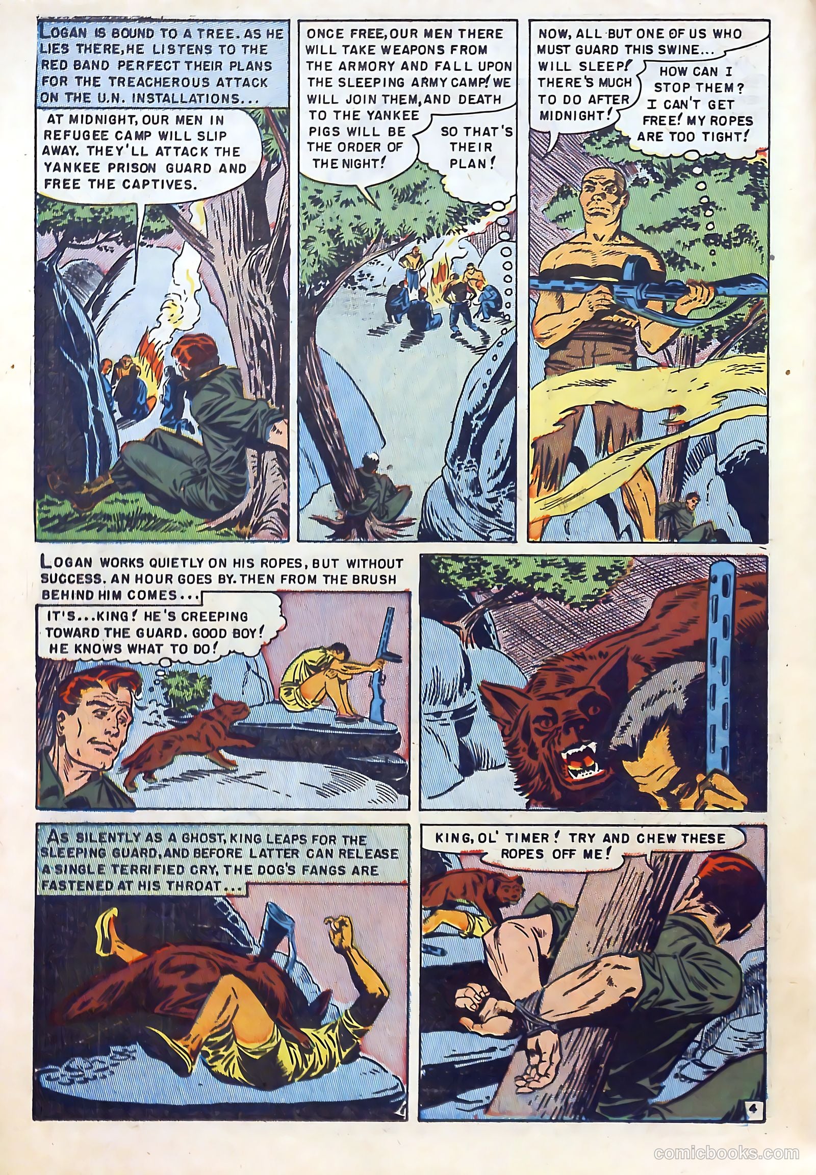U.S. Paratroops #4 (1952) — page 22 of 36