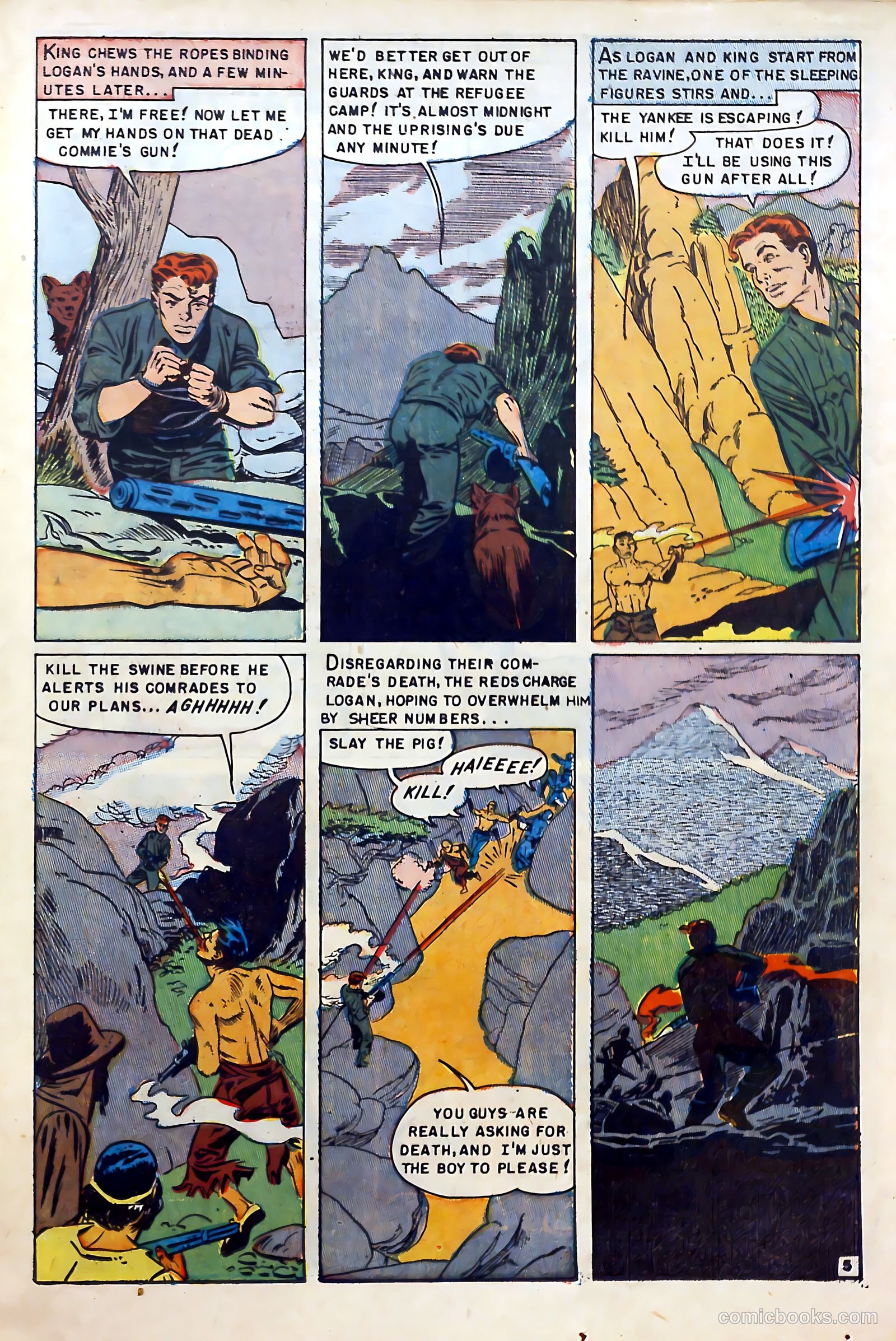 U.S. Paratroops #4 (1952) — page 23 of 36