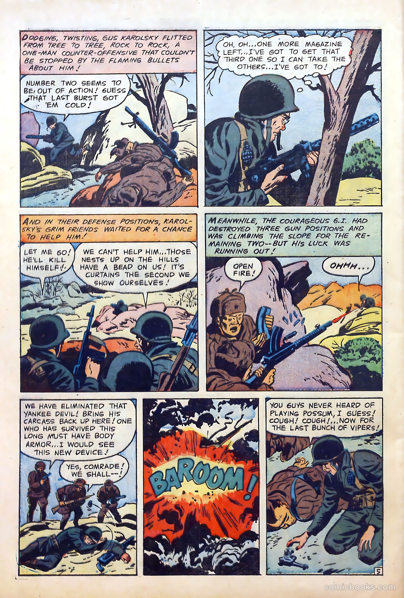 U.S. Paratroops #4 (1952) — page 32 of 36