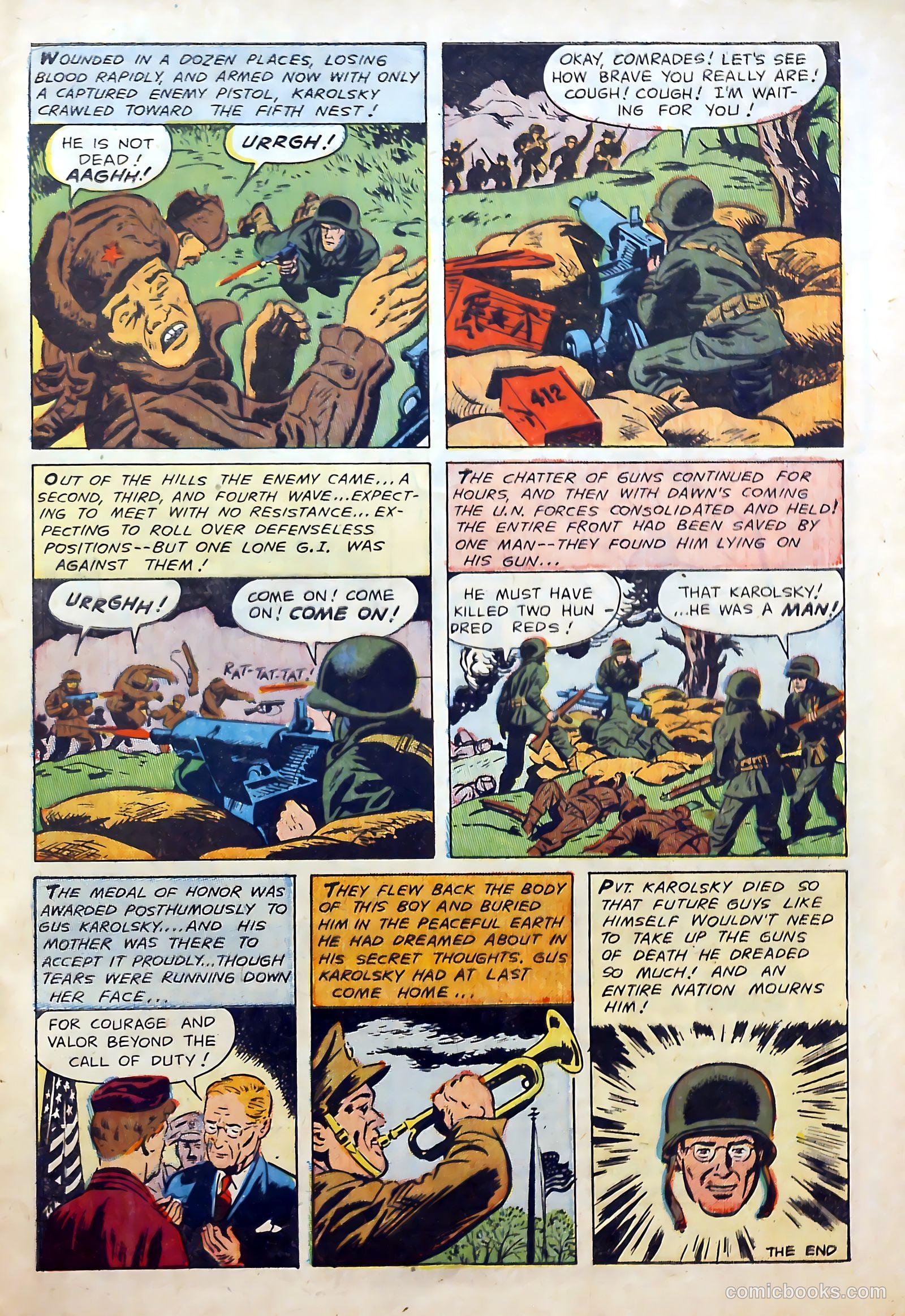U.S. Paratroops #4 (1952) — page 33 of 36