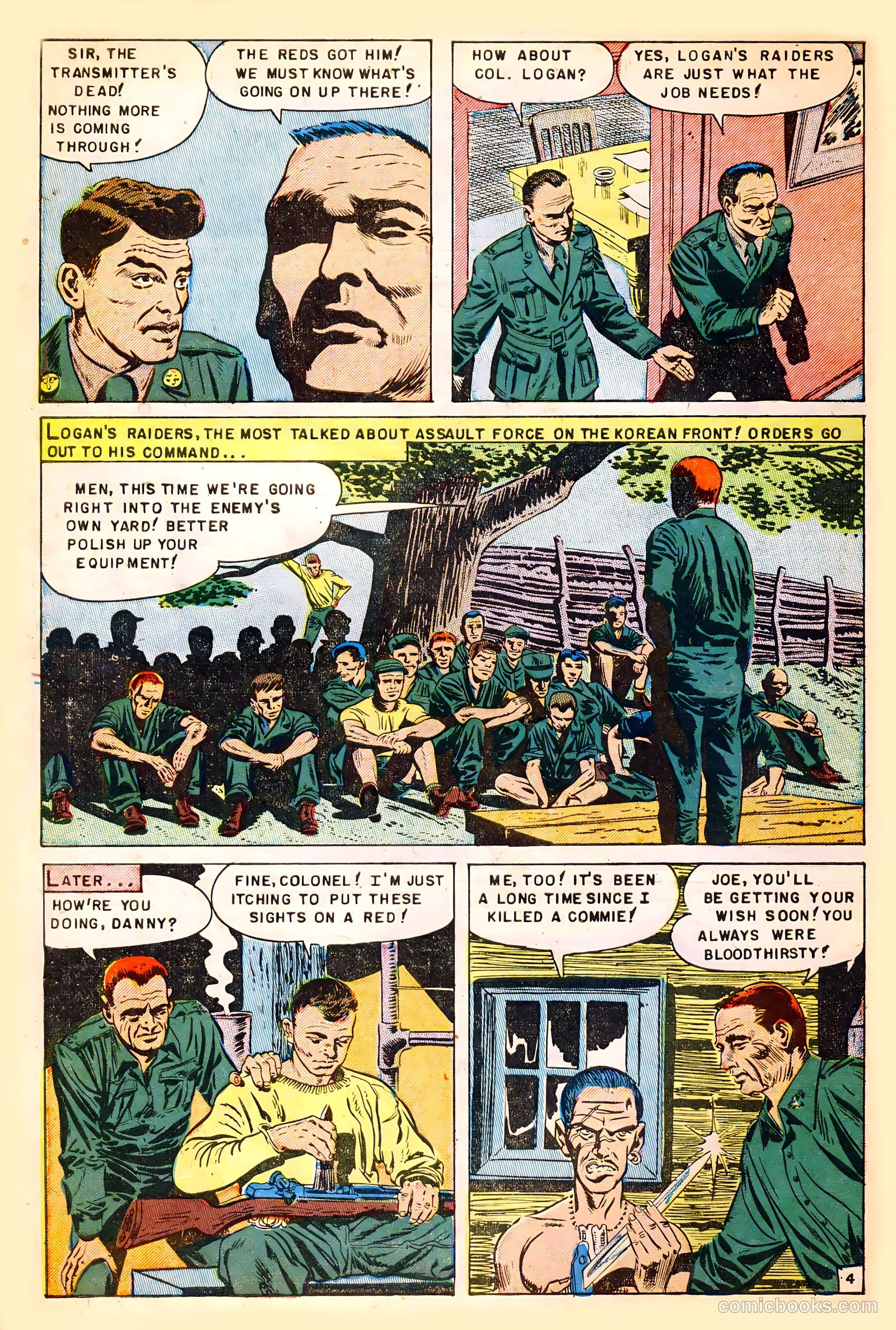 U.S. Paratroops #5 (1952) — page 6 of 36