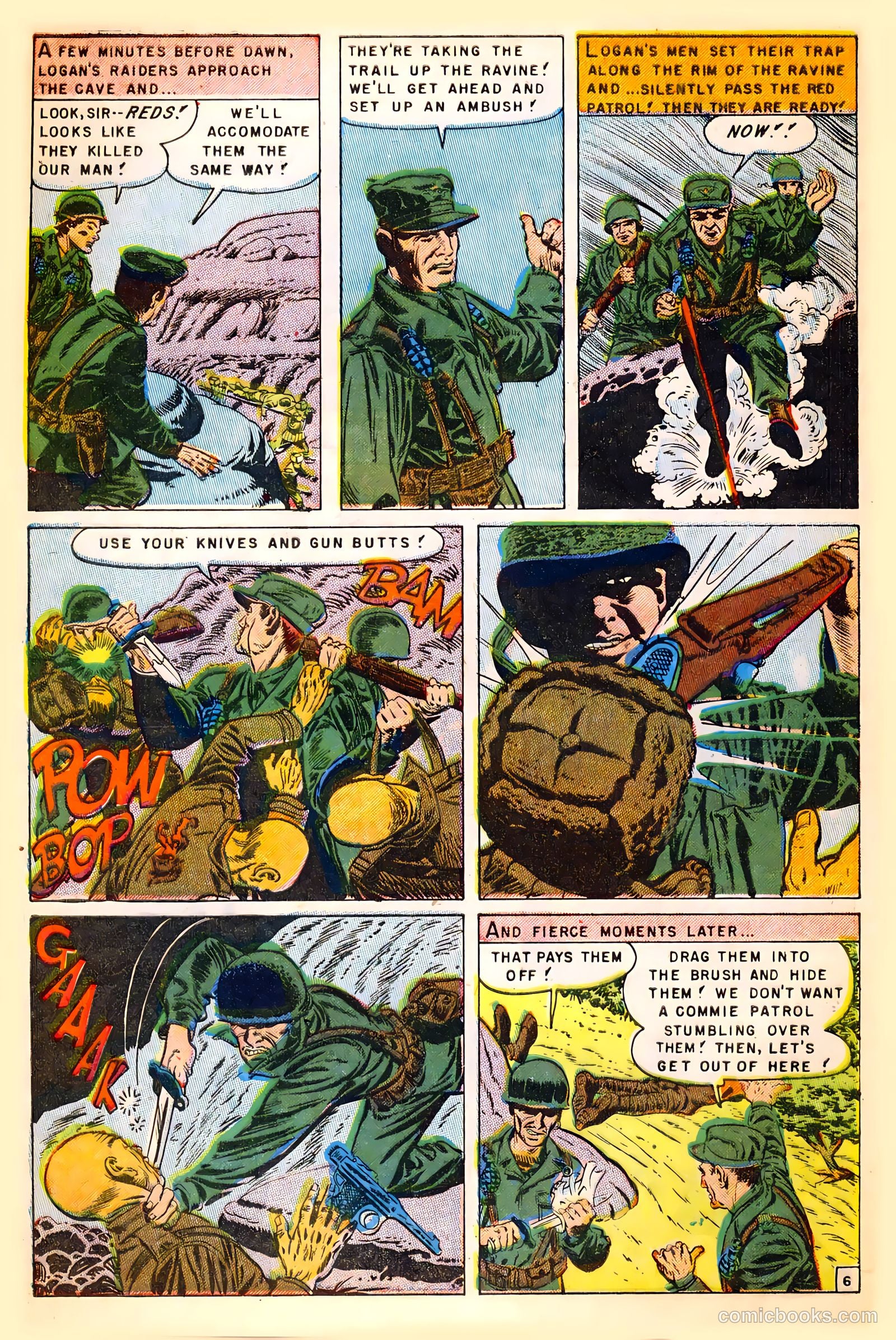 U.S. Paratroops #5 (1952) — page 8 of 36