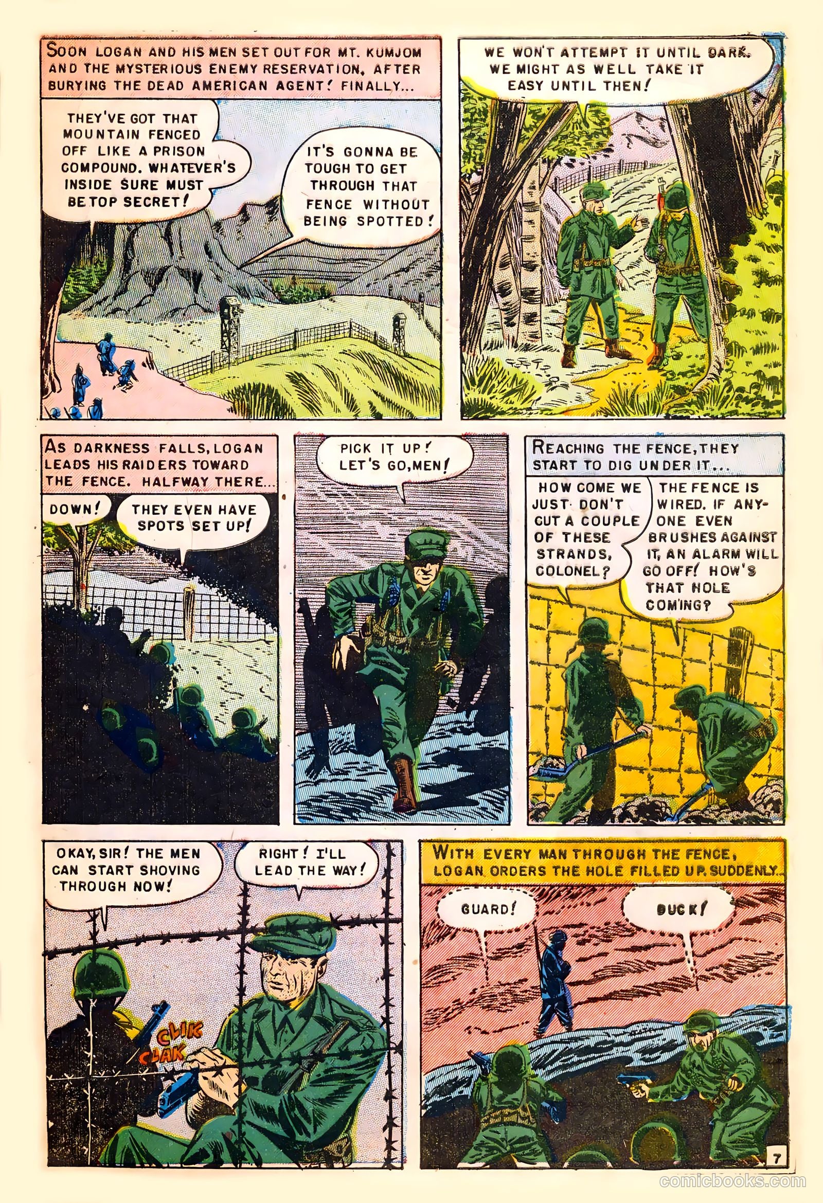 U.S. Paratroops #5 (1952) — page 9 of 36