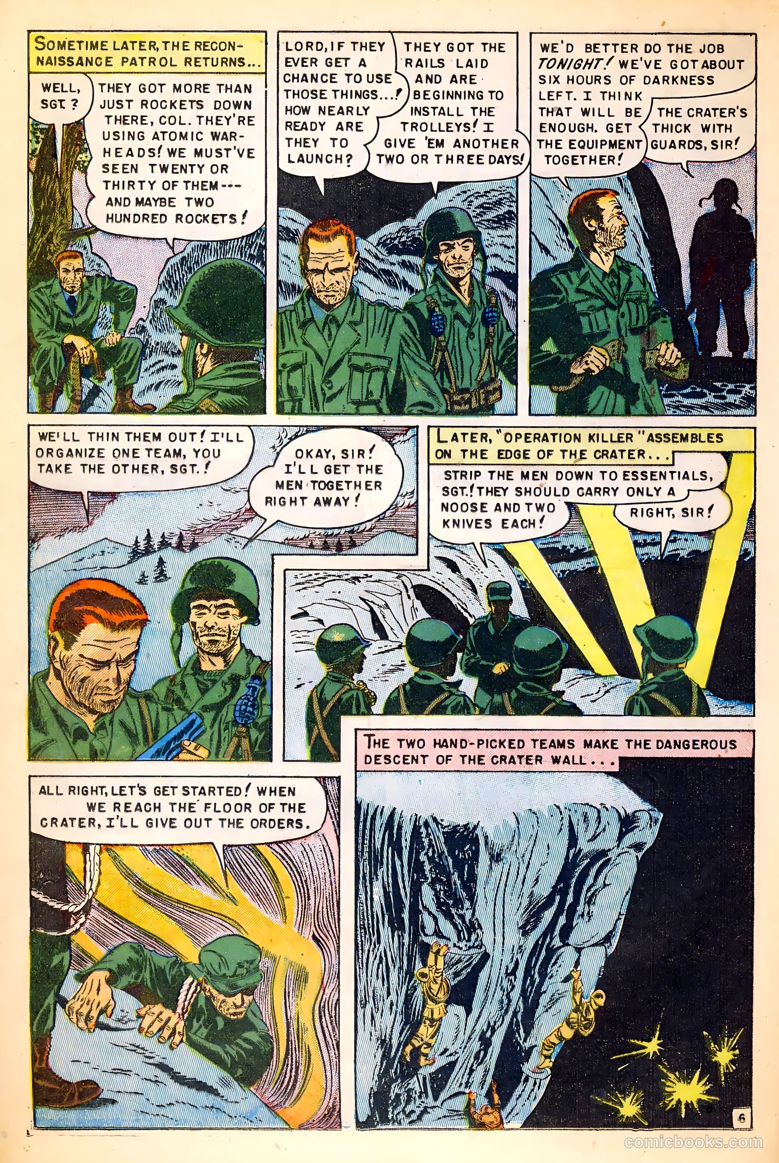 U.S. Paratroops #5 (1952) — page 16 of 36