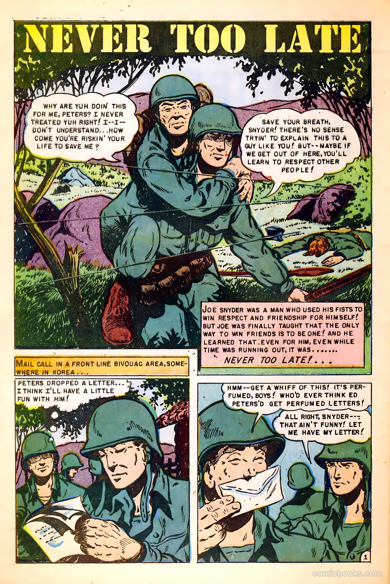 U.S. Paratroops #5 (1952) — page 28 of 36