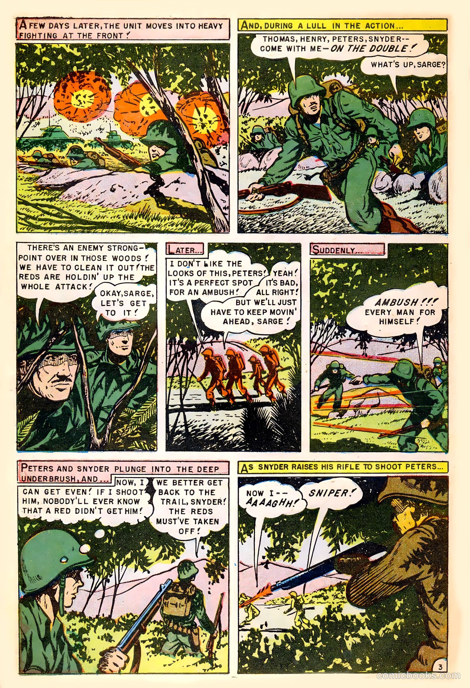 U.S. Paratroops #5 (1952) — page 30 of 36
