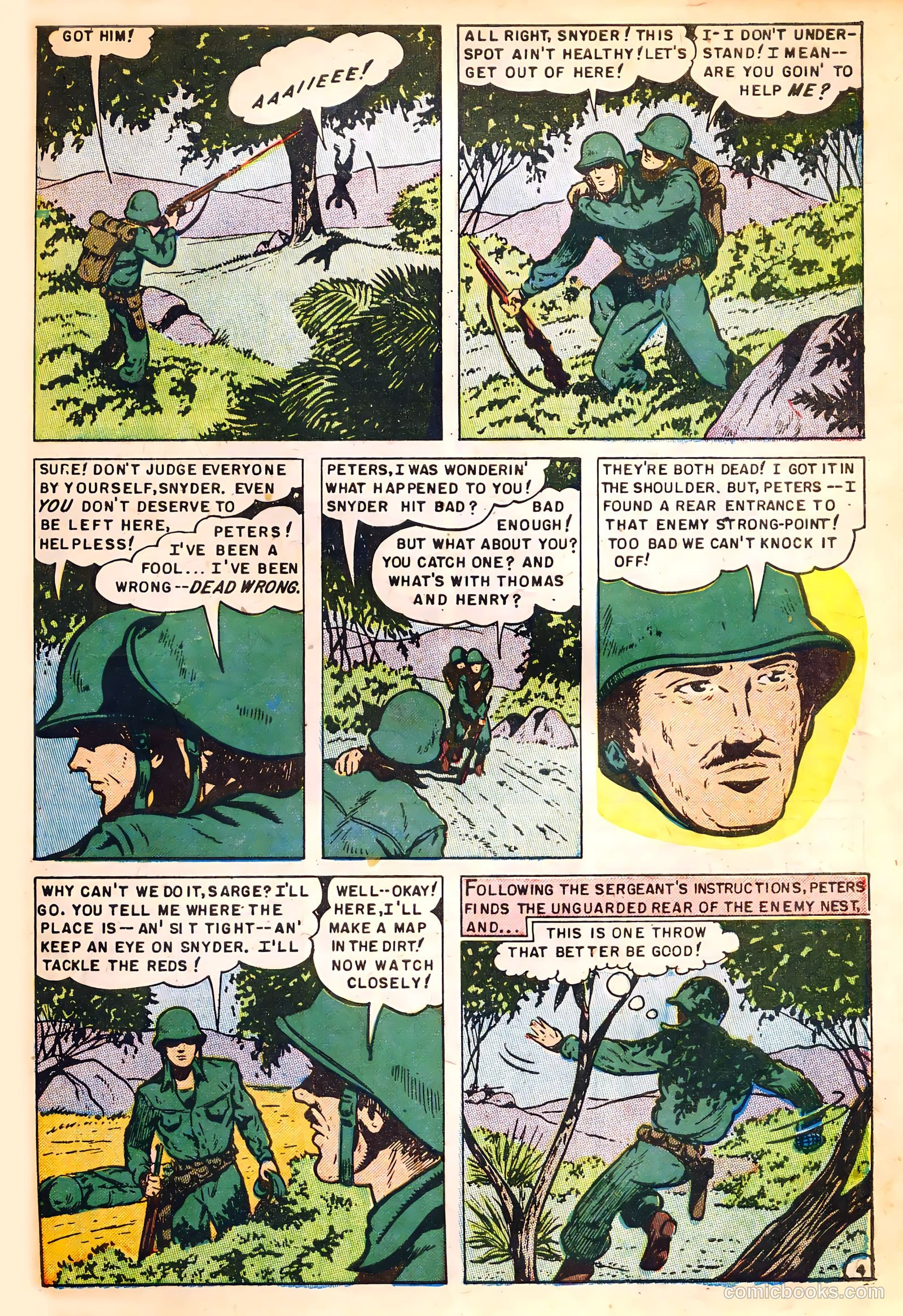 U.S. Paratroops #5 (1952) — page 31 of 36